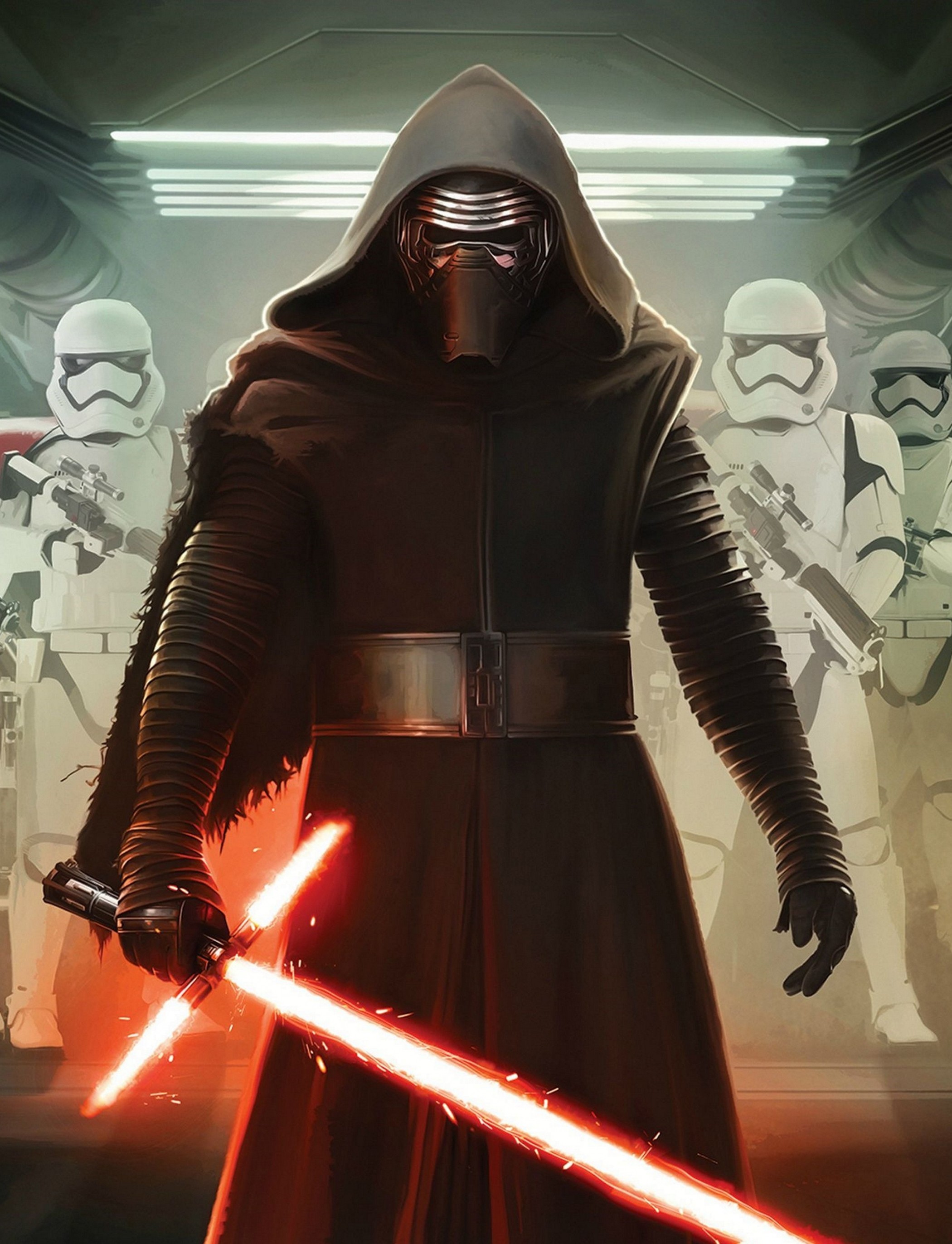 2100x2744 Darth Vader, Star Wars: The Force Awakens, Stormtroopers