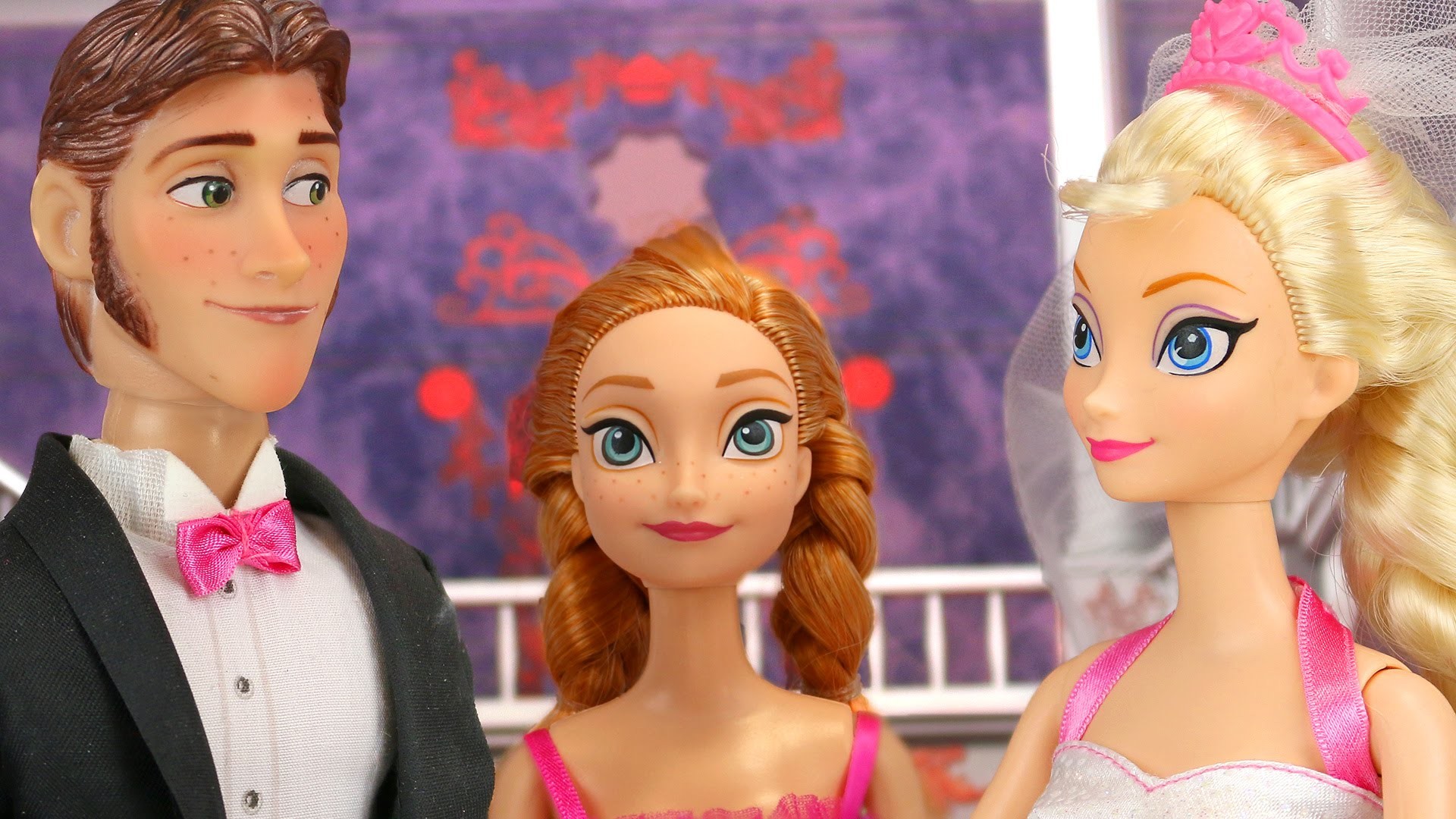 1920x1080 Frozen Elsa Wedding to Hans. Will Jack Frost Stop It In Time? With Anna and  Barbie. DisneyToysFan - YouTube
