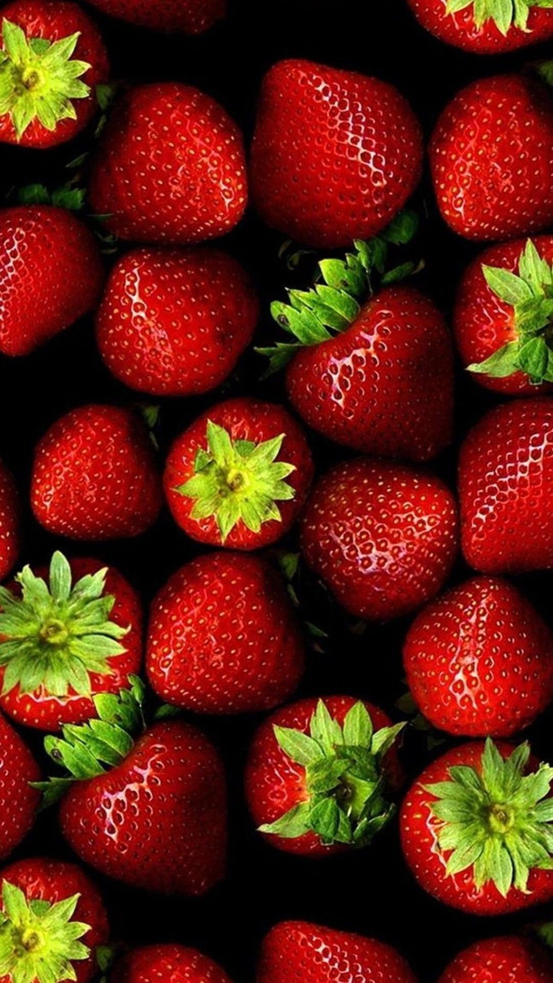 1080x1920 Download Fresh Strawberries Lockscreen iPhone 6 Plus HD Wallpaper
