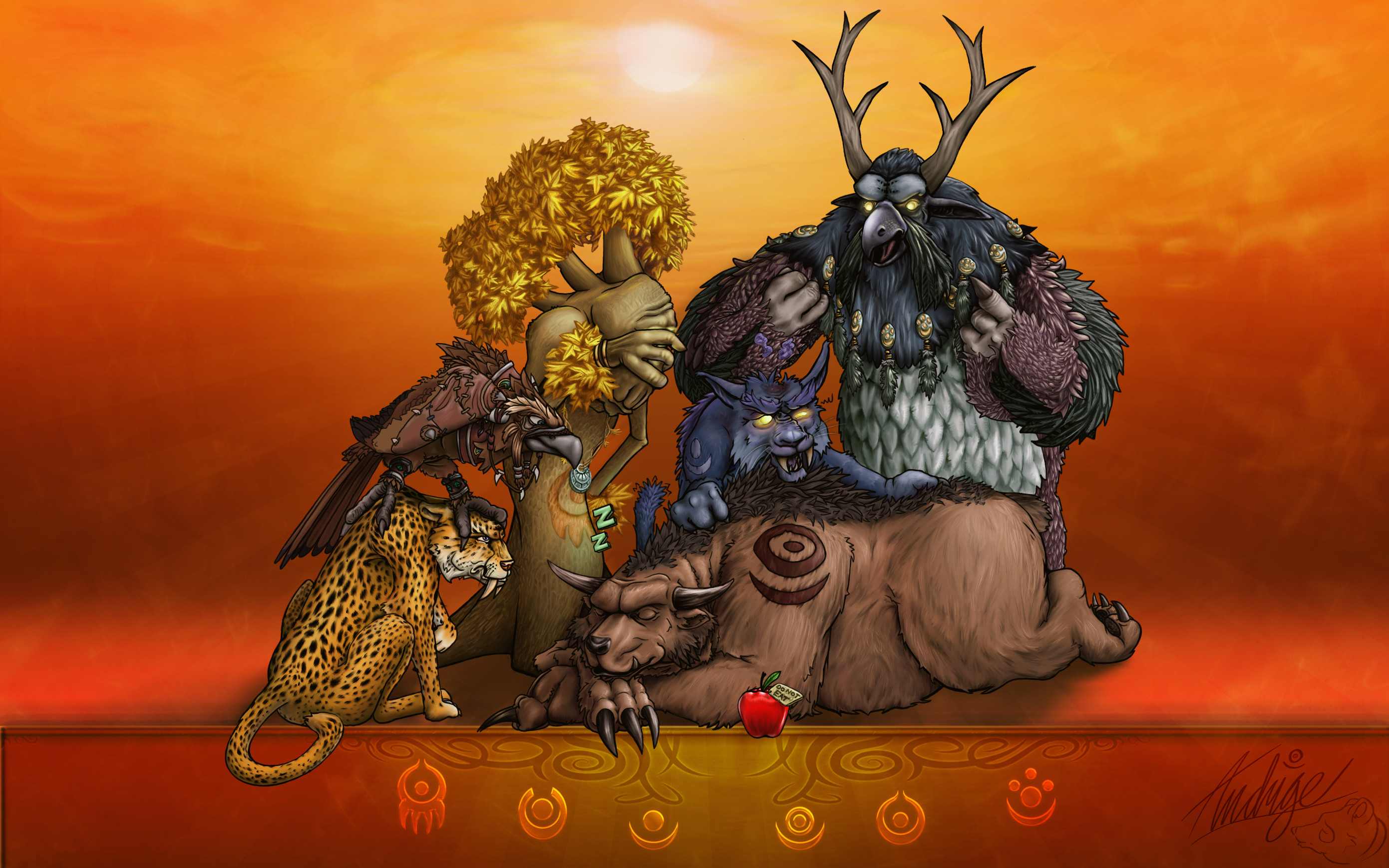 2782x1739 Druids of Azeroth by Triggerman Druids of Azeroth by Triggerman
