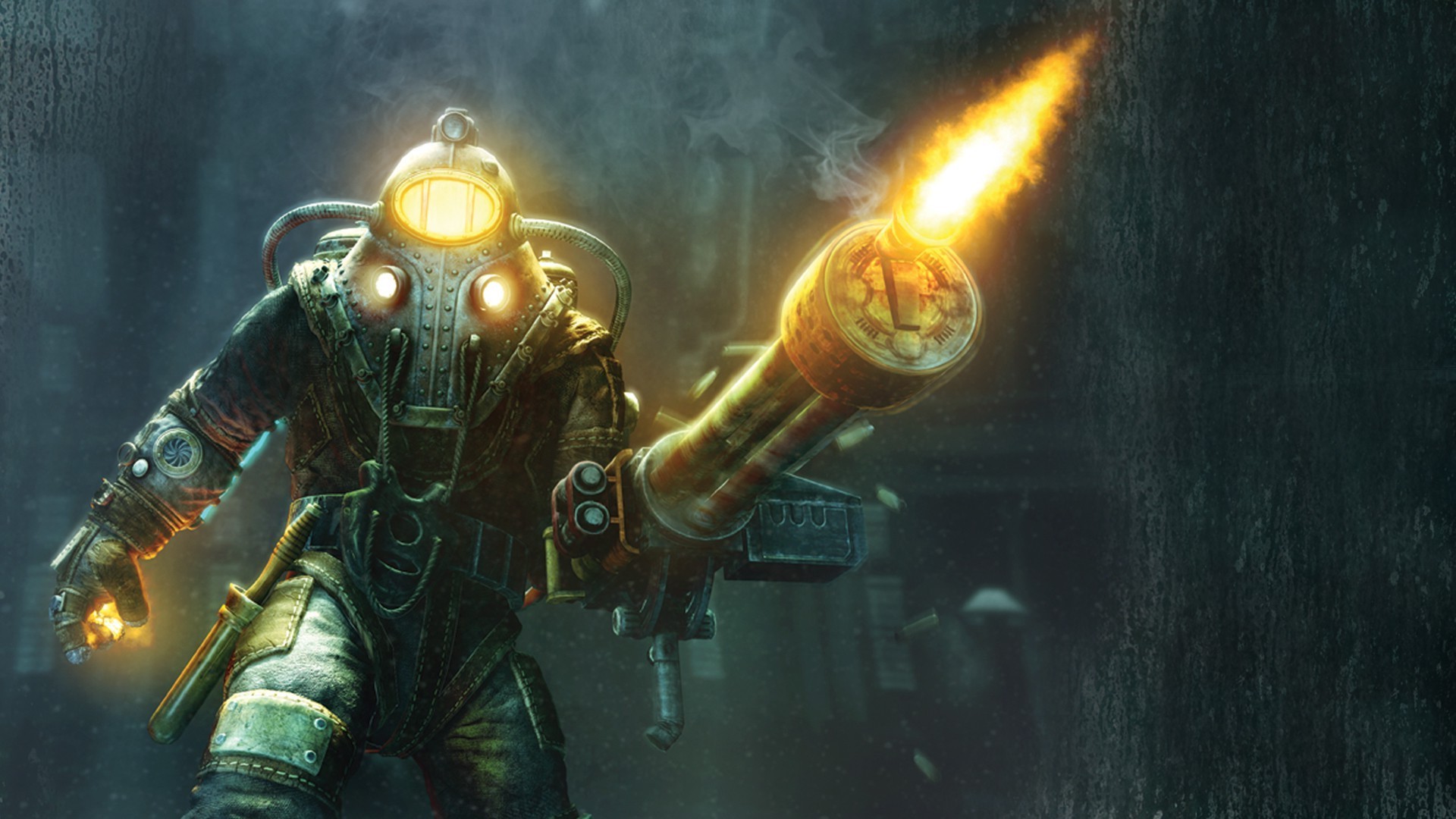 1920x1080 BioShock 2, Video Games, Big Daddy, Rapture, Sea Wallpapers HD / Desktop  and Mobile Backgrounds