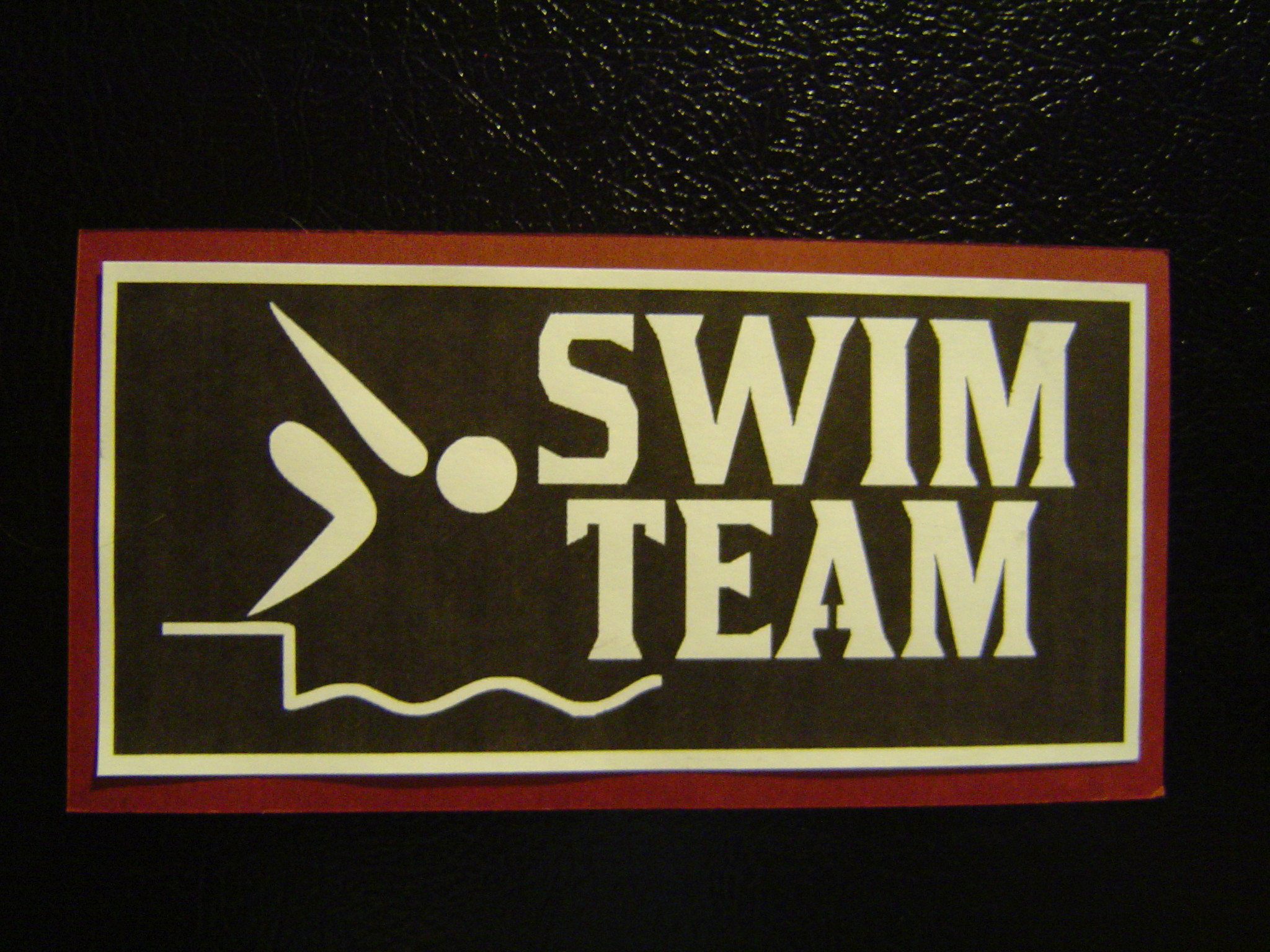 2048x1536 CWHS Swim Team locker decoration.