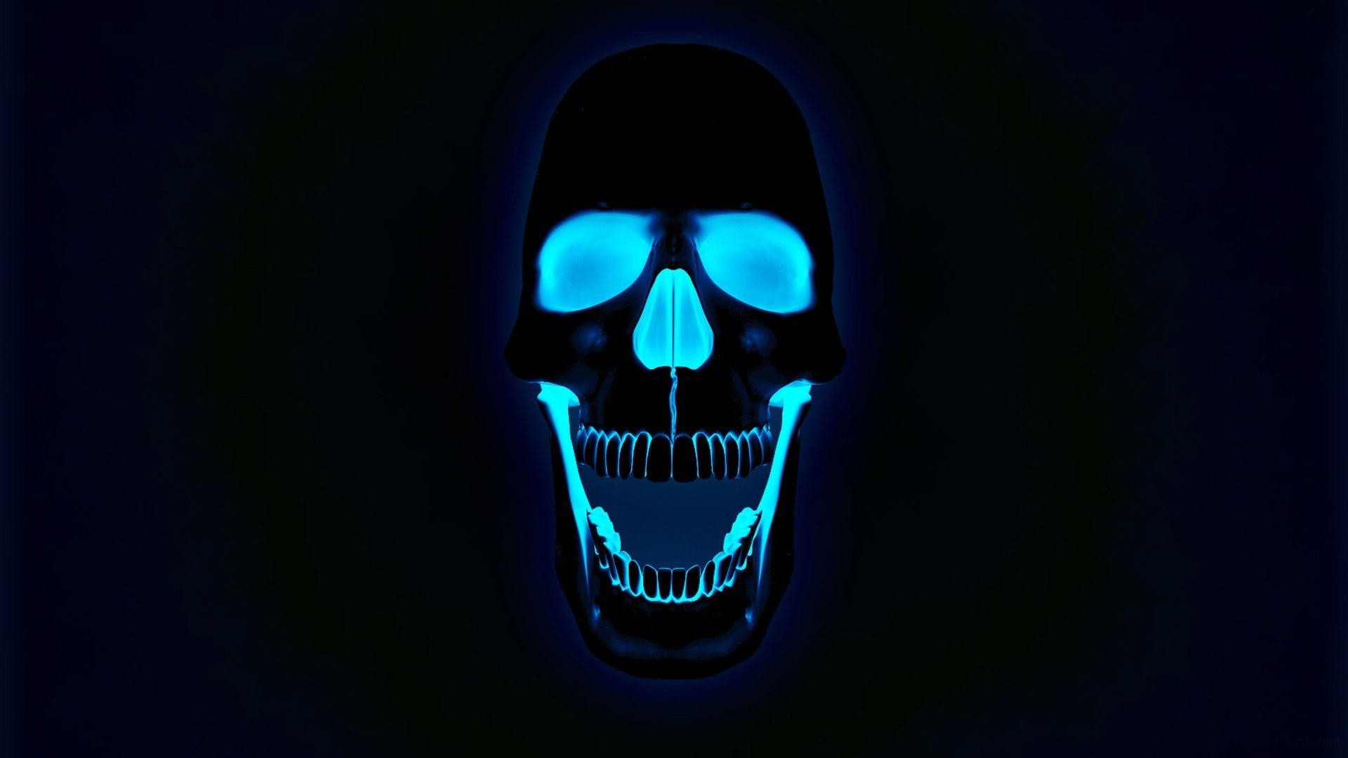 1920x1080 Glowing Neon Skull Photos Free HD Wallpapers Amazing