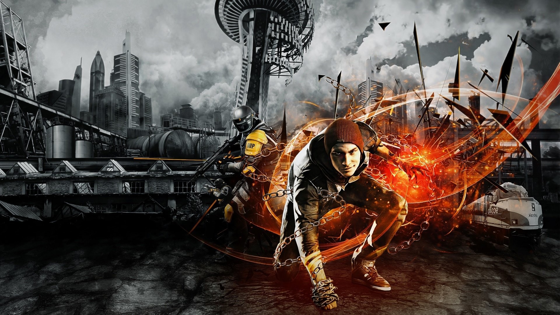 1920x1080 Video Game - inFAMOUS: Second Son Wallpaper