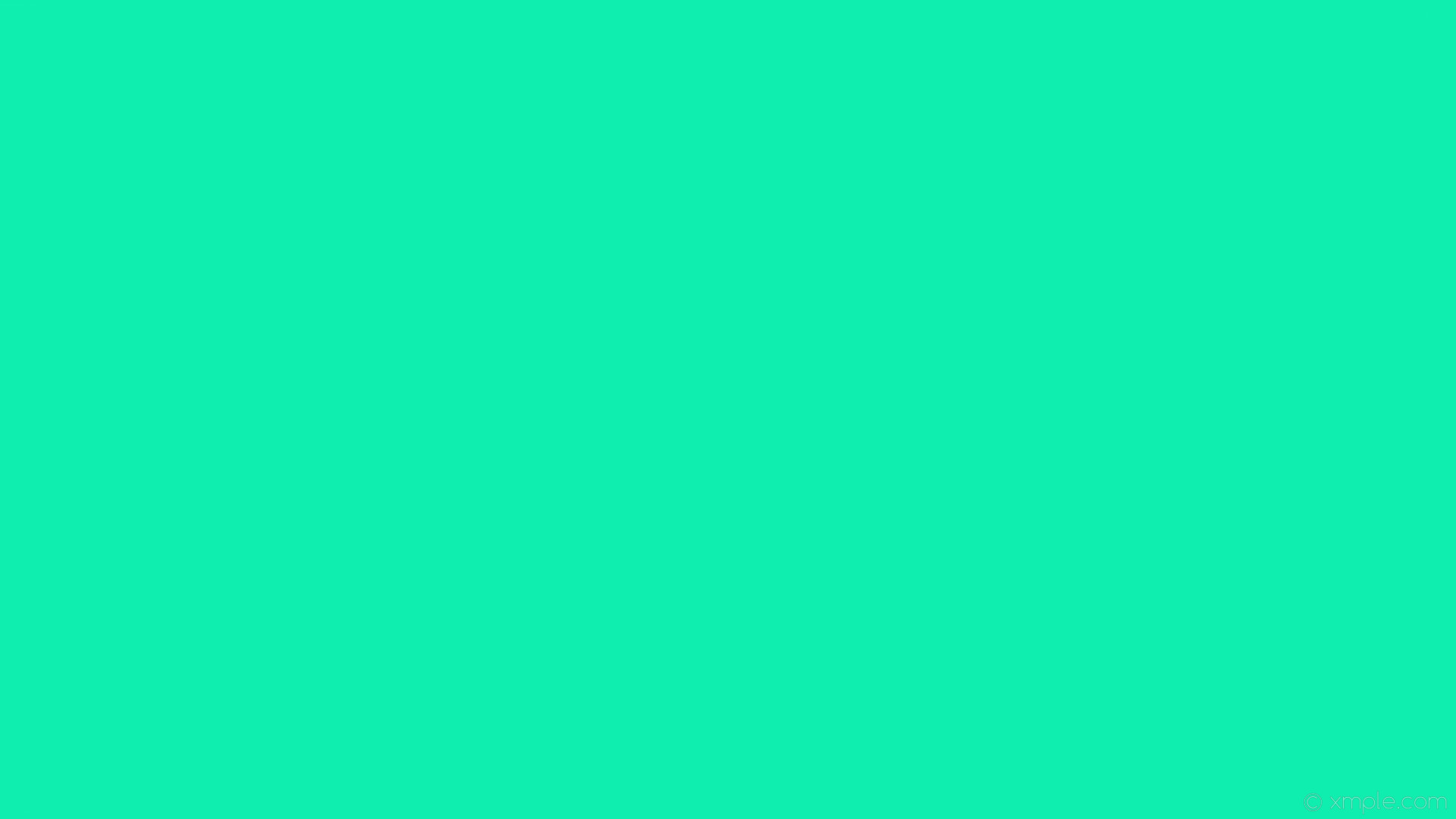 1920x1080 wallpaper plain turquoise one colour single solid color #0feeaf