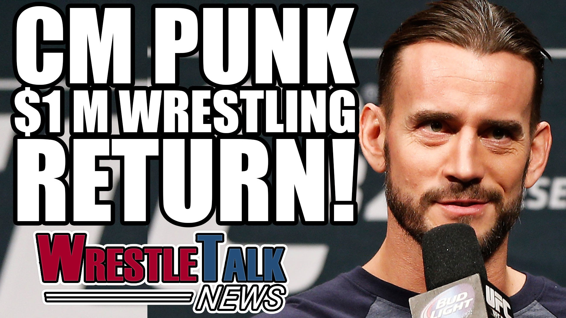 1920x1080 CM Punk offered $1M for wrestling return! WWE star nearly went to TNA -  WrestleTalk News