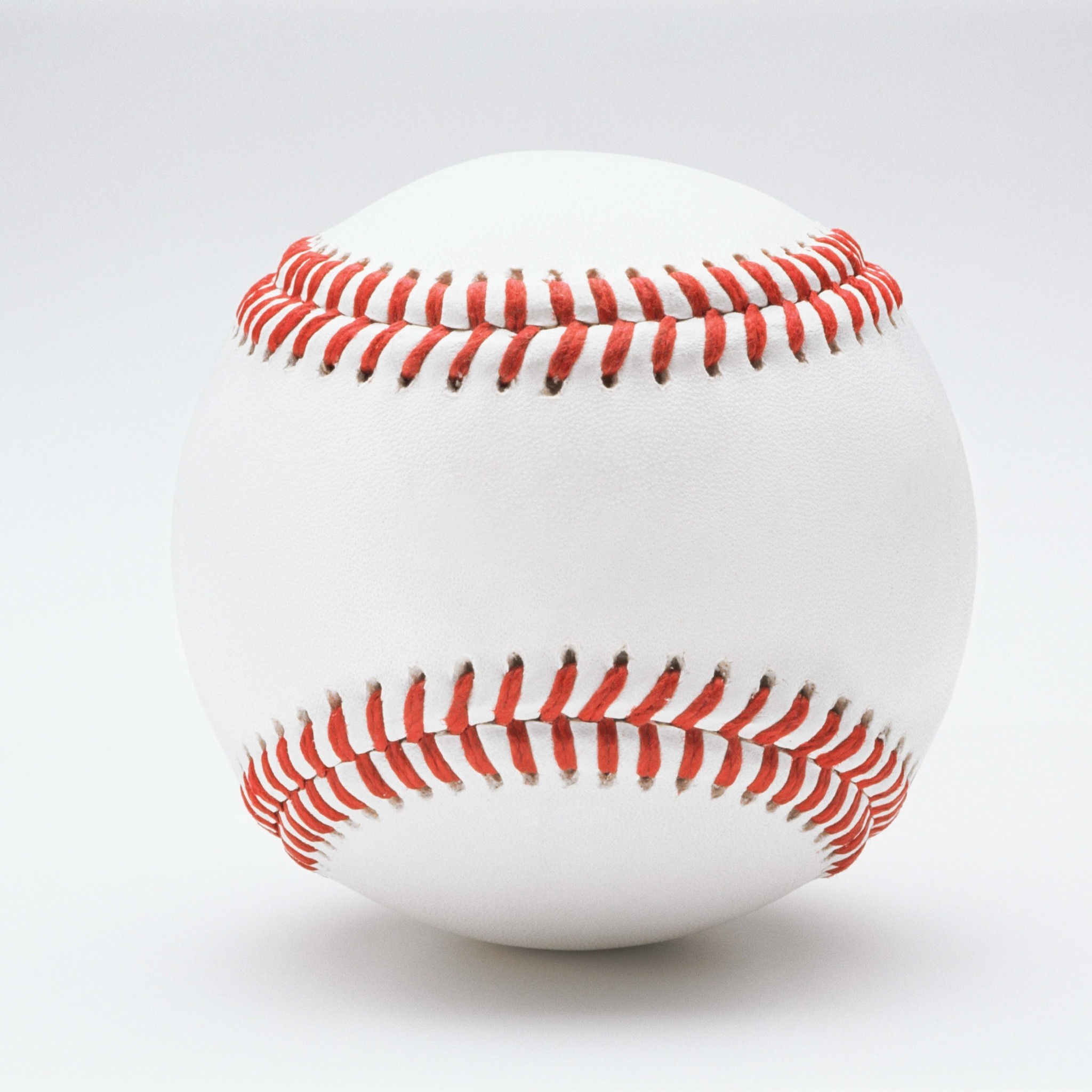 2048x2048  Wallpaper ball, white background, baseball