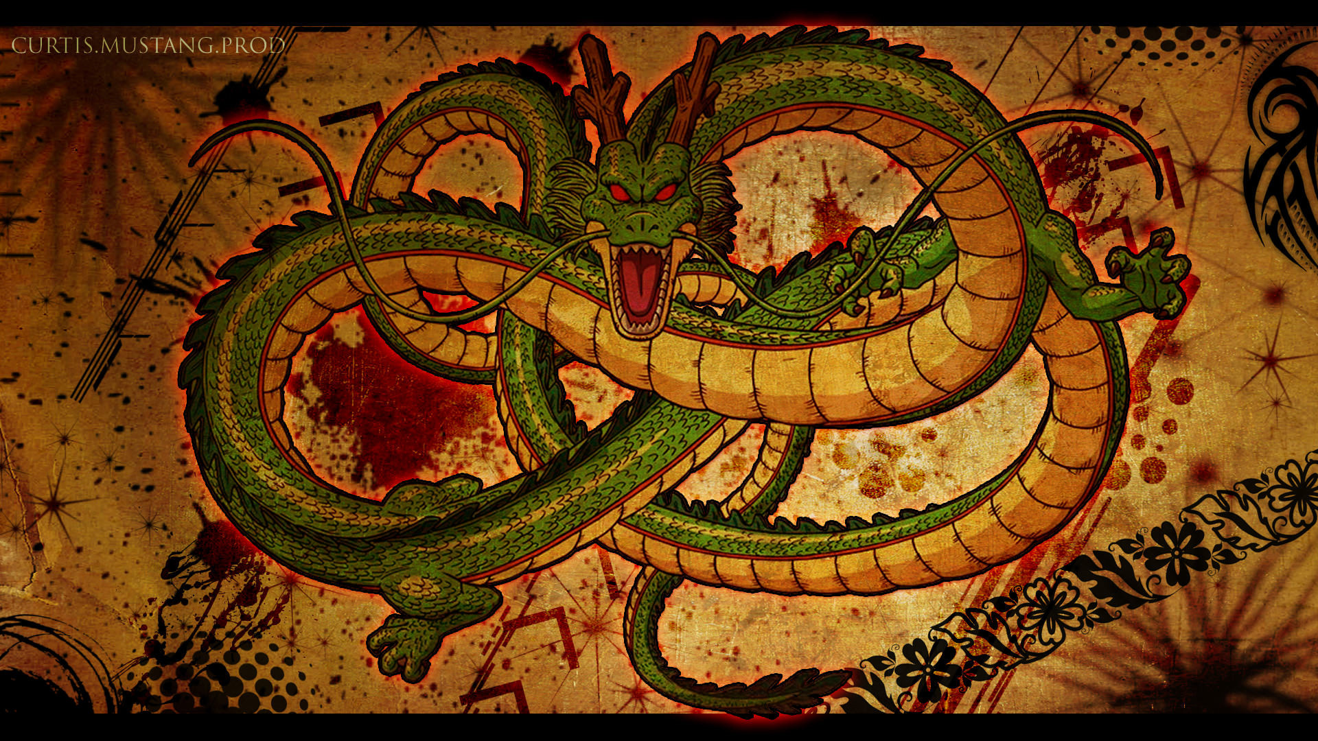 1920x1080 Dragon Ball Z Shenron Dragon Wallpaper - 1920 x Was anyone a huge fan of Dragon  ball z back in the day? This wallpaper features the grand Shenron.