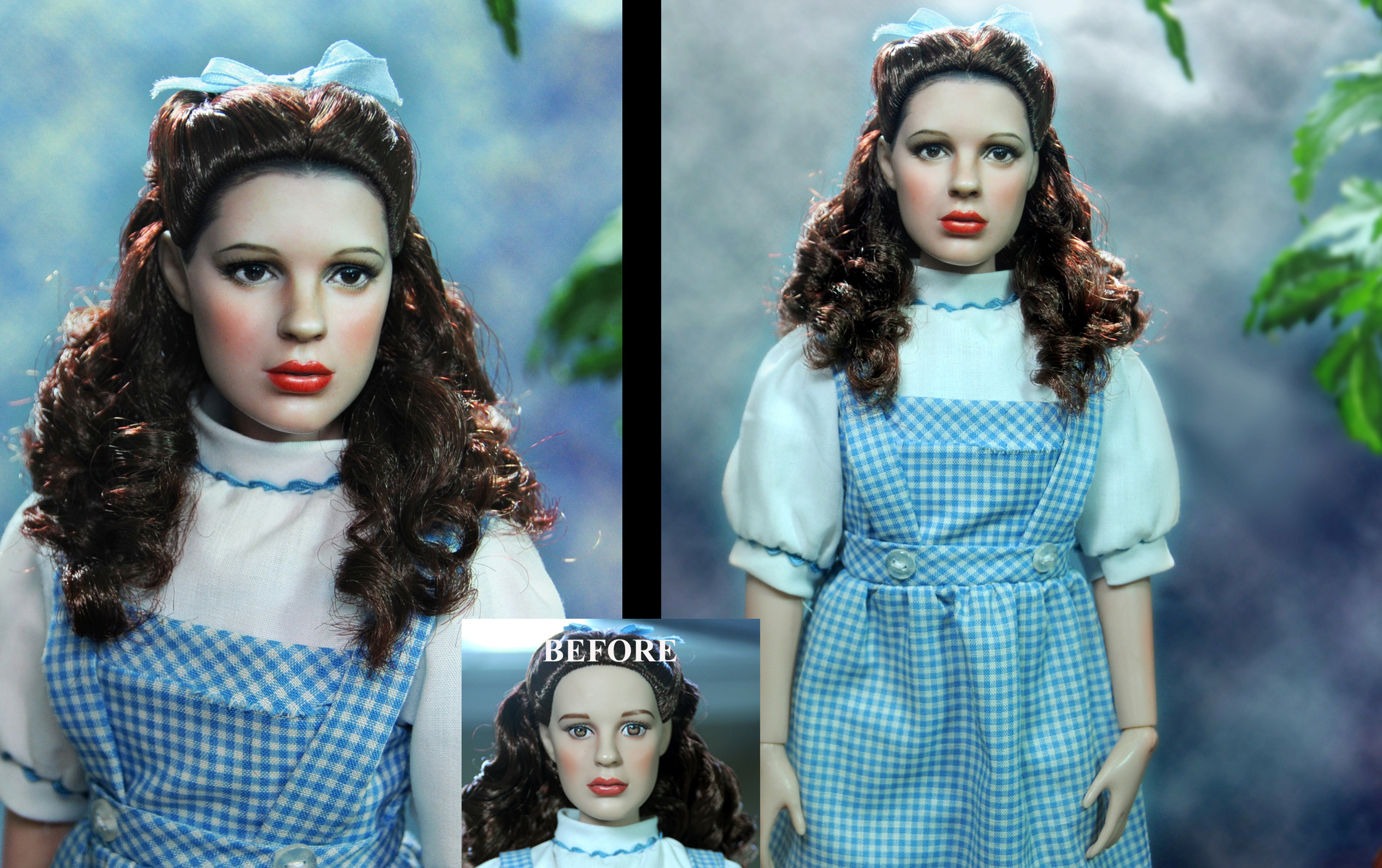2527x1588 ... Wizard of Oz Emerald City Dorothy doll repaint by noeling