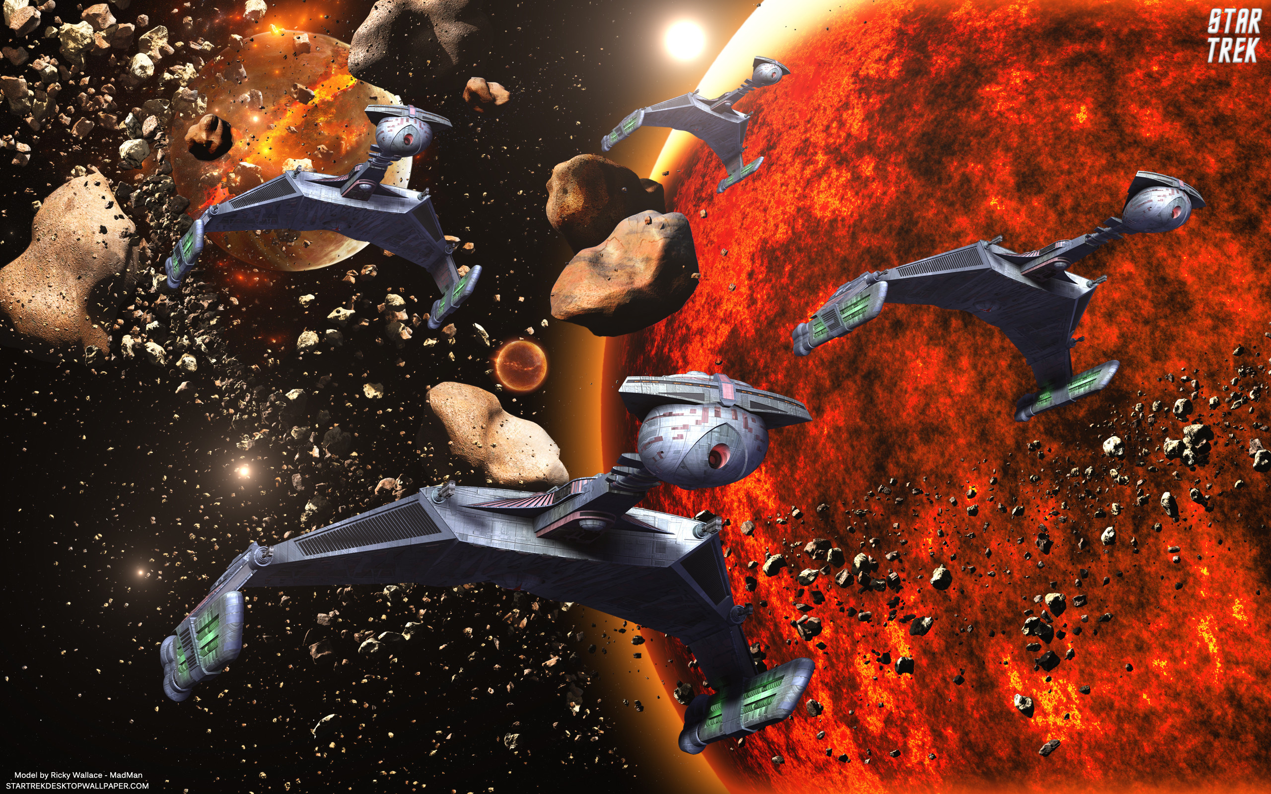 2560x1600 klingon battlecruiser | Resolution: , "On the prowl - Klingon D7  battlecruisers"