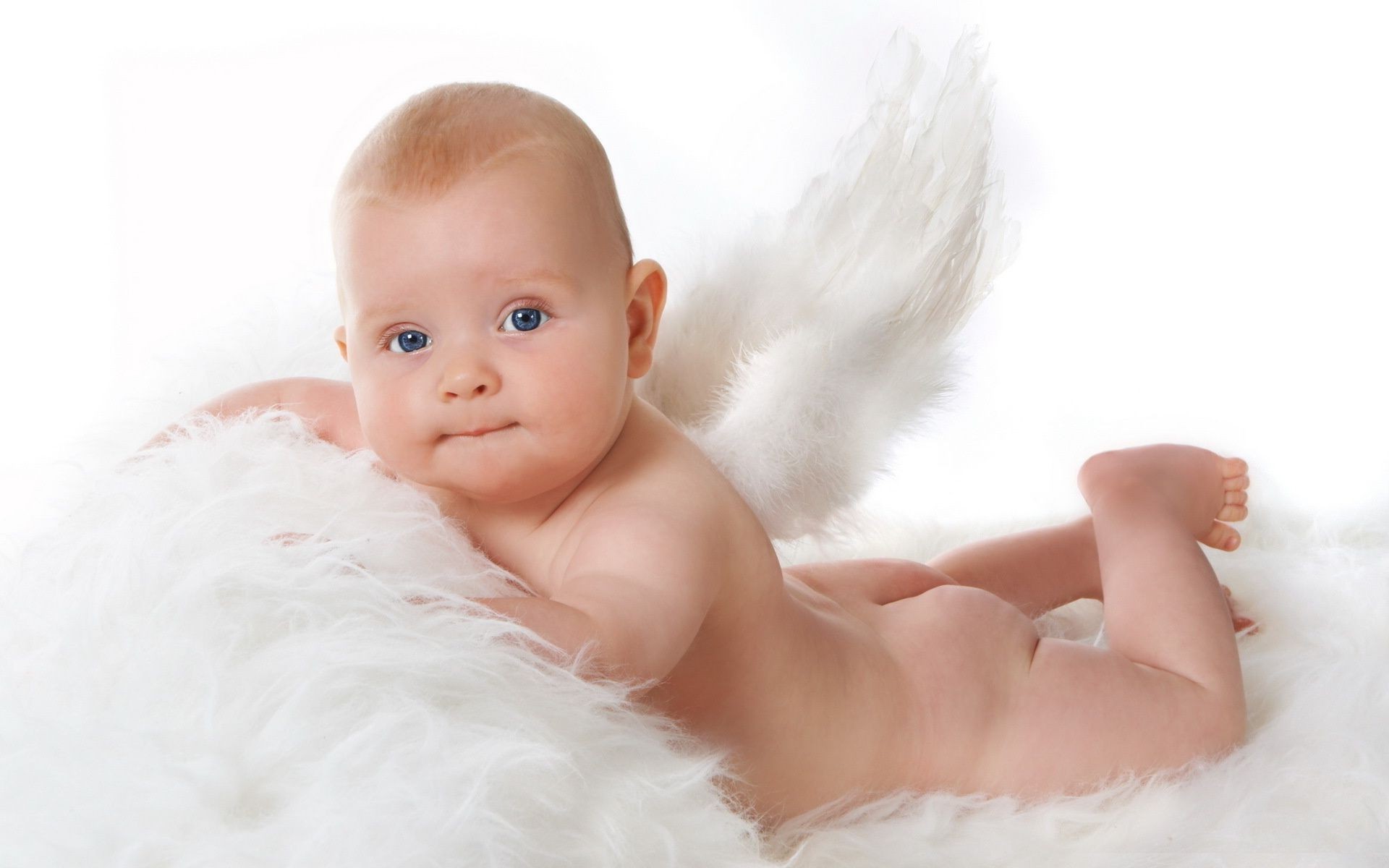1920x1200 Angels child baby innocence little cute nude precious fun HD wallpaper.  Android wallpapers for free.