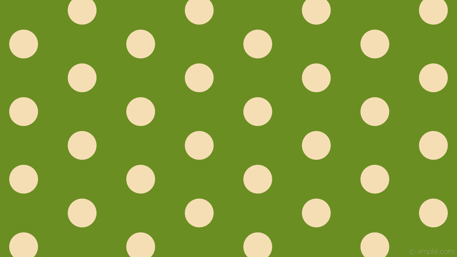 1920x1080 wallpaper green brown polka dots hexagon olive drab wheat #6b8e23 #f5deb3  diagonal 30Â°