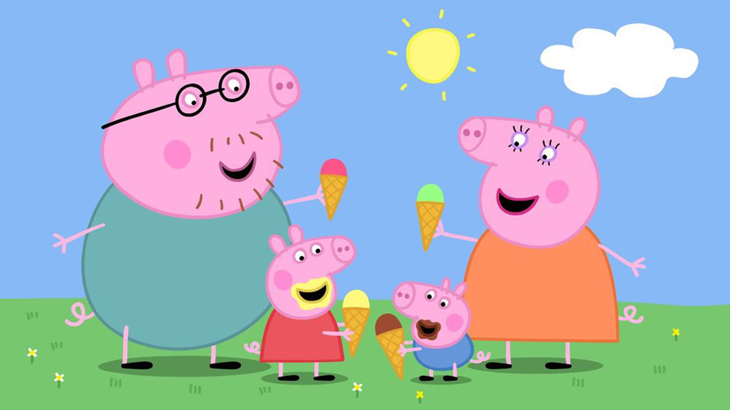 2560x1440 Peppa Pig Coloring Pages 2016 Peppa Pig Coloring Book- Peppa Pig Family  Icecream For Kids - YouTube