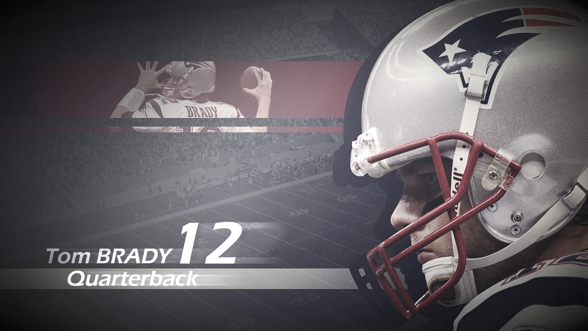 Tom Brady New England Patriots NFL portrait blue stone background  american football HD wallpaper  Peakpx