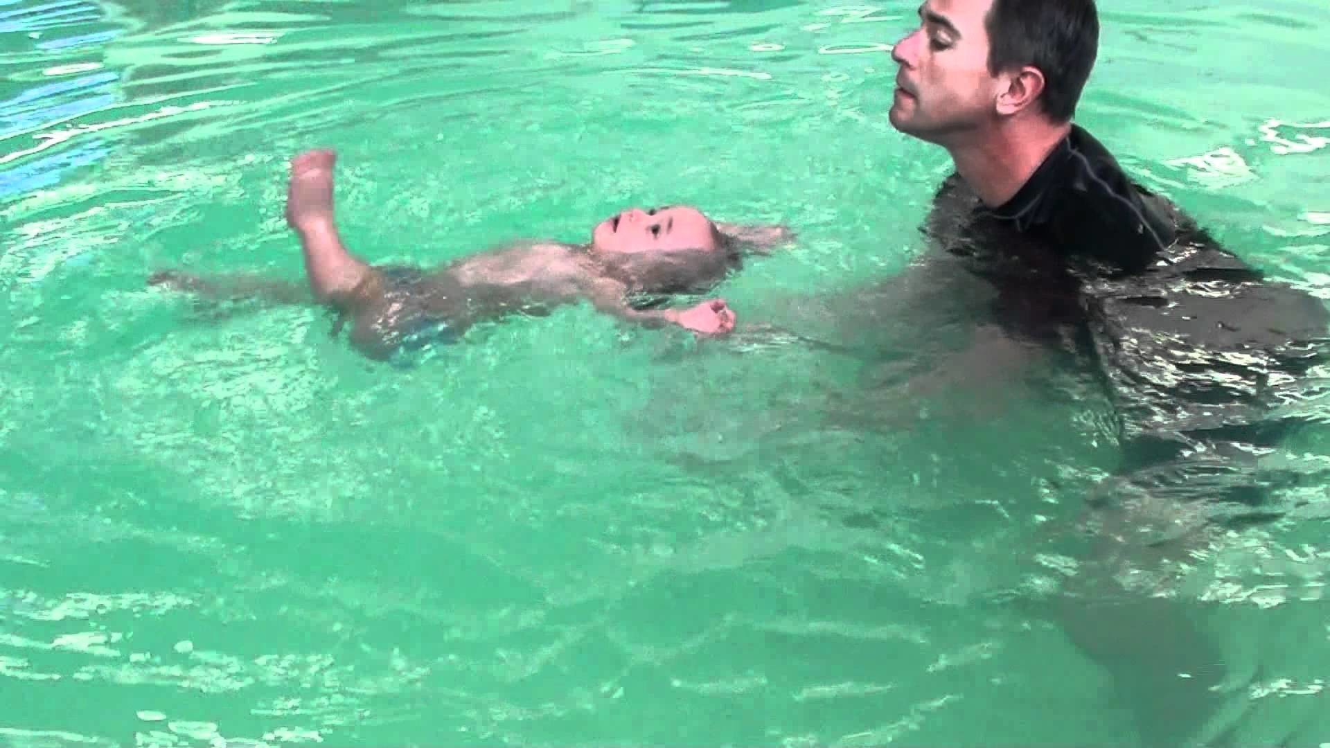 1920x1080 10 Month Old Baby Floating - ISR Training - Float Infant Swimming Resource