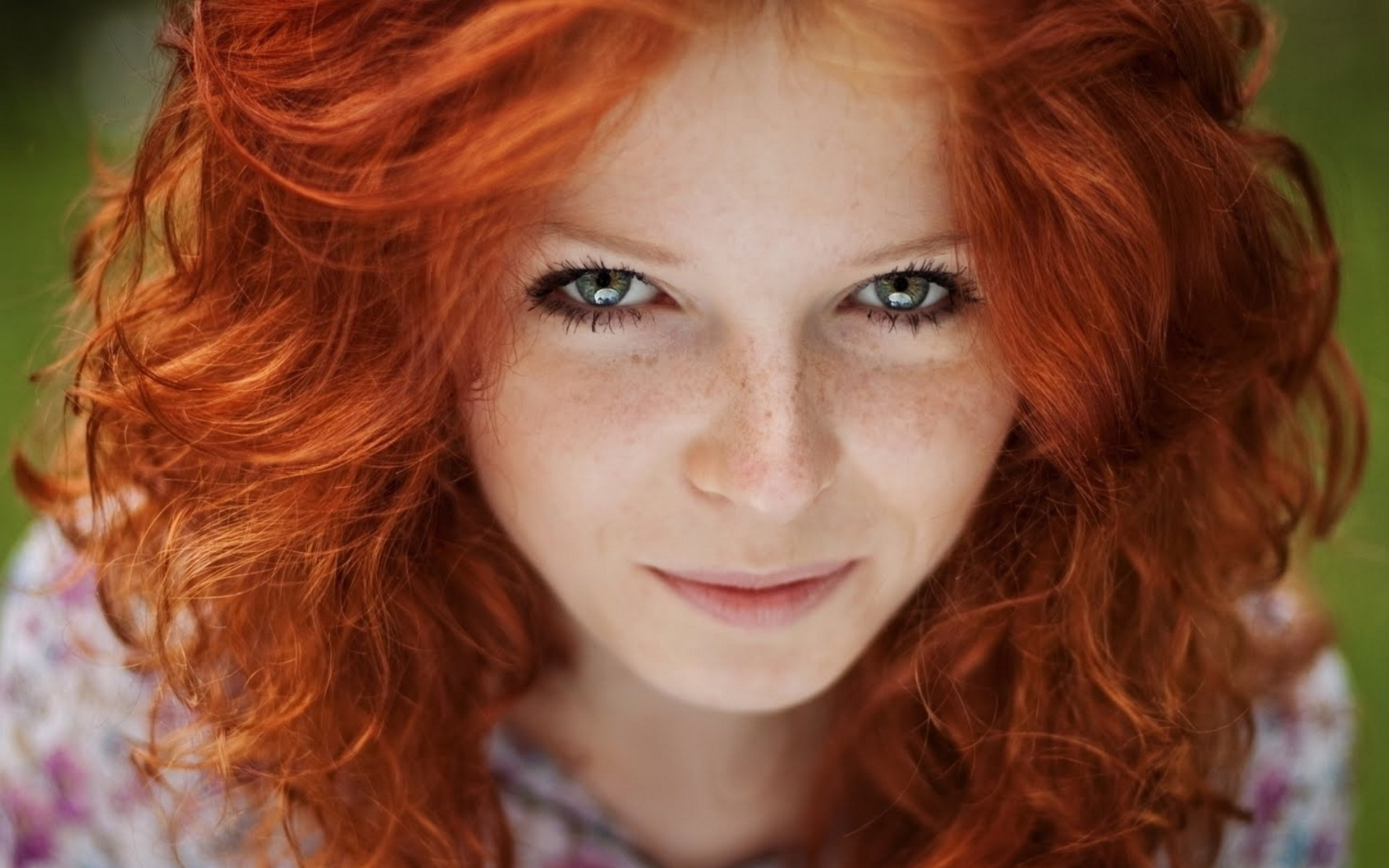 1920x1200 Redhead Girl Freckles