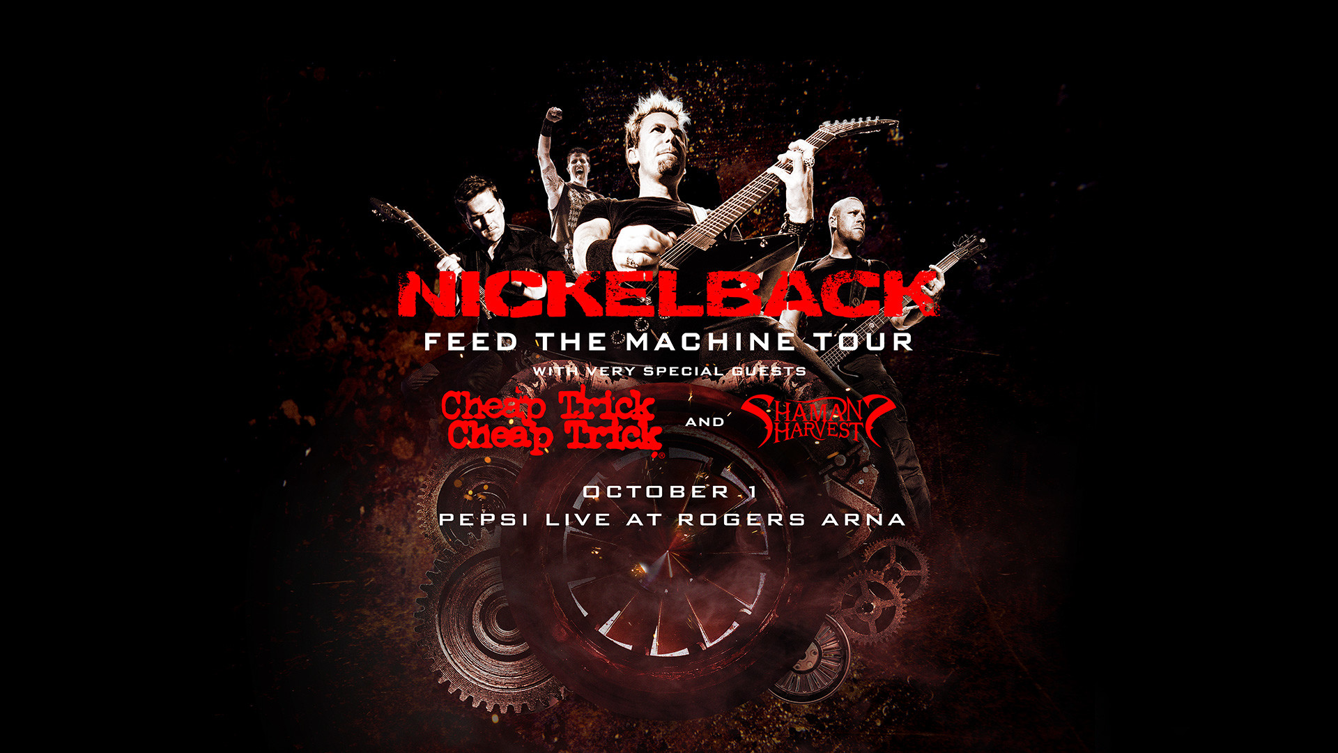 1920x1080 Nickelback: Feed The Machine Tour