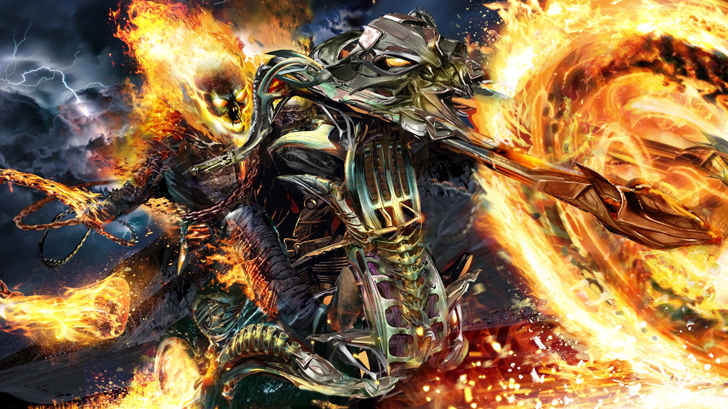 2400x1350 ... ghost rider wallpaper collection 1920x1080 ...