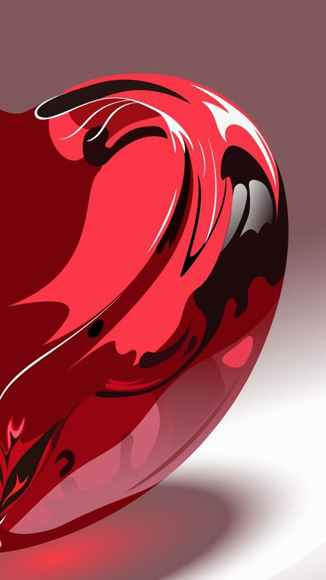 1080x1920 wallpaper.wiki-Valentine-Heart-3D-Wallpaper-For-iPhone-6-Plus-PIC-WPC0014644
