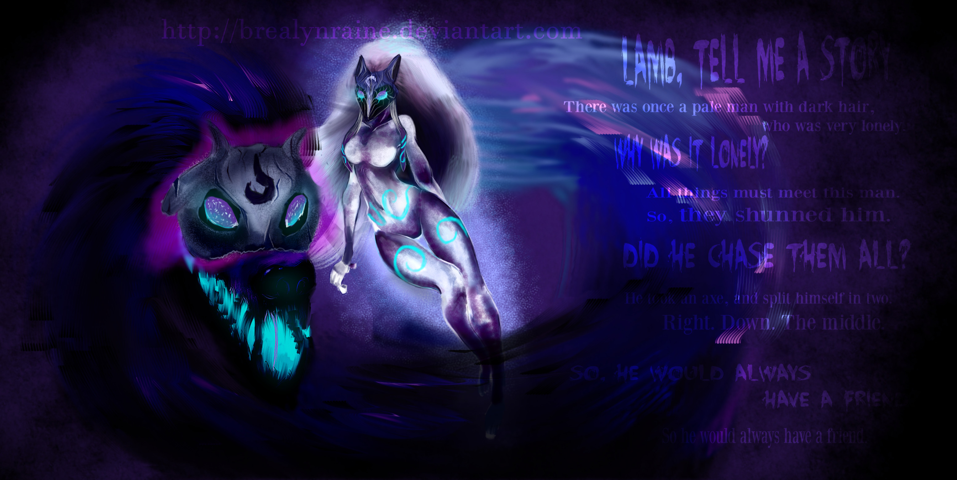3100x1555 ... brealynraine Kindred, the Eternal Hunters Wallpaper by brealynraine
