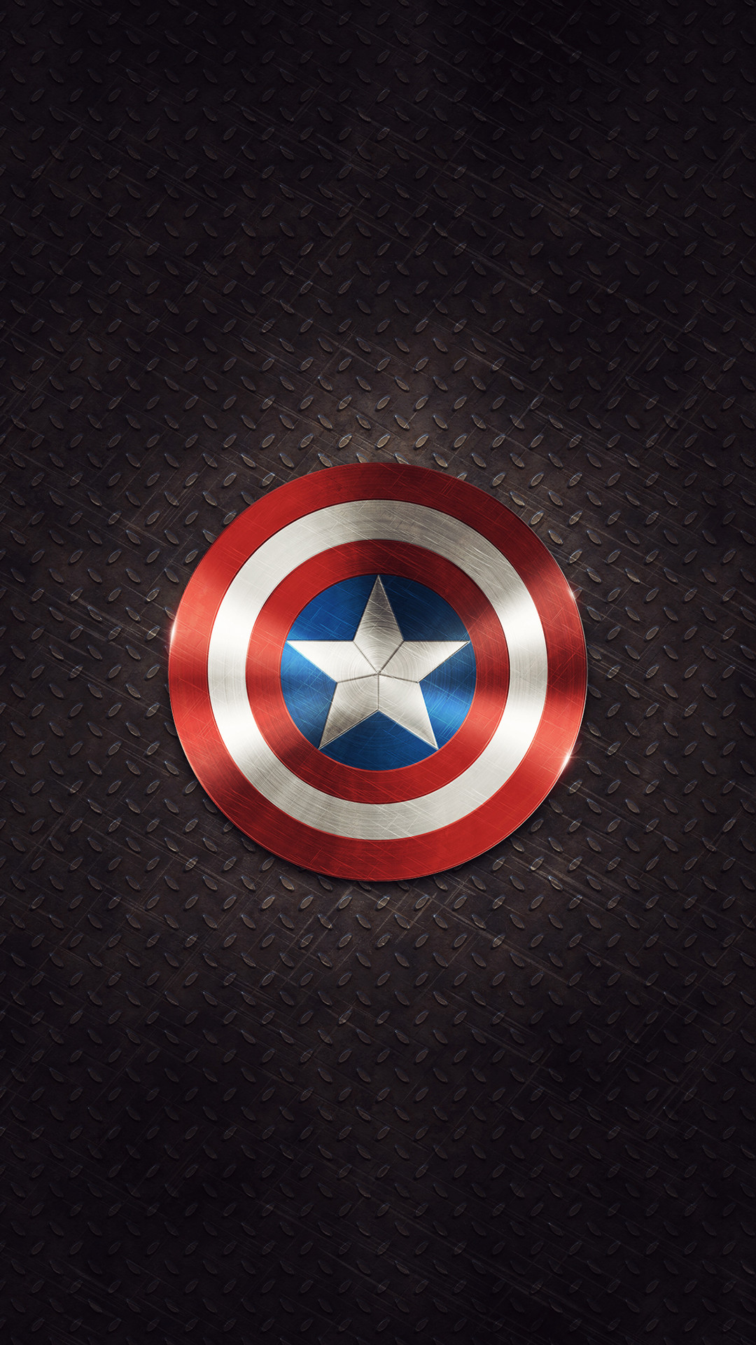 1080x1920 Captain America Shield iPhone 6 Plus HD Wallpaper / iPod Wallpaper