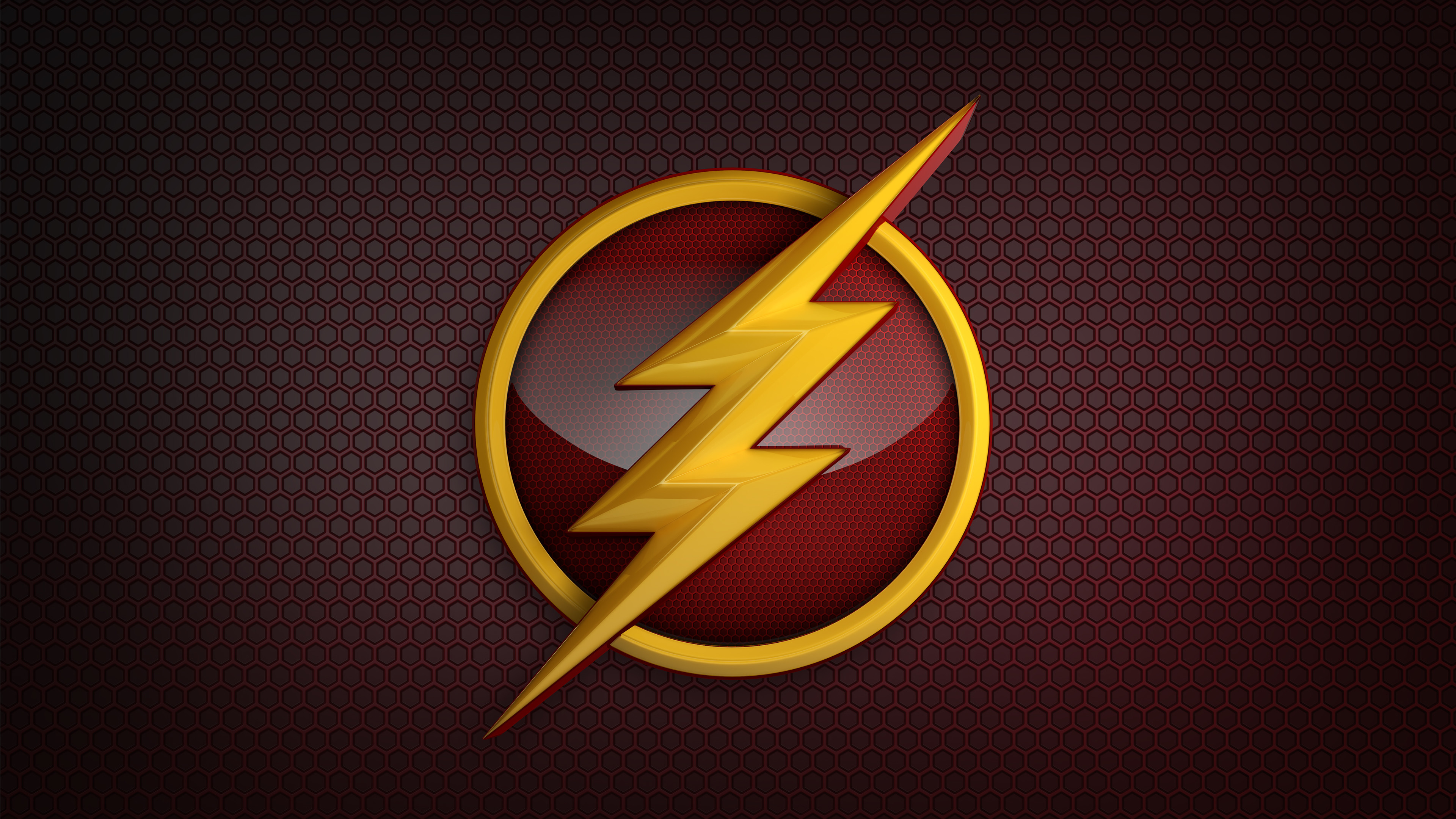 3840x2160 The Flash Lightning Bolt 4K