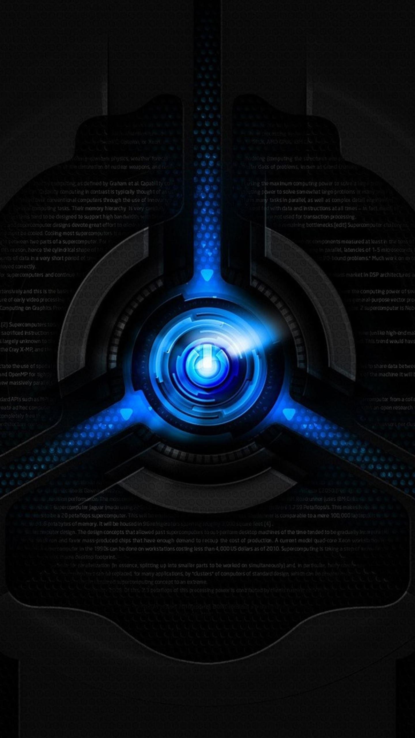 1440x2560 ... cool blue and black wallpapers for android ...