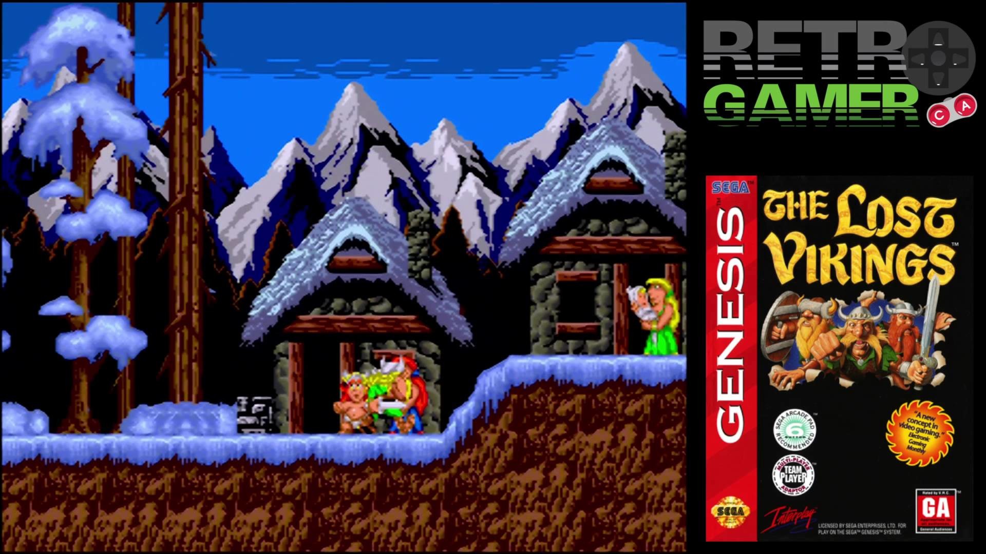 1920x1080 The Lost Vikings - SEGA Genesis - HD Retro Game Intros [1080p]
