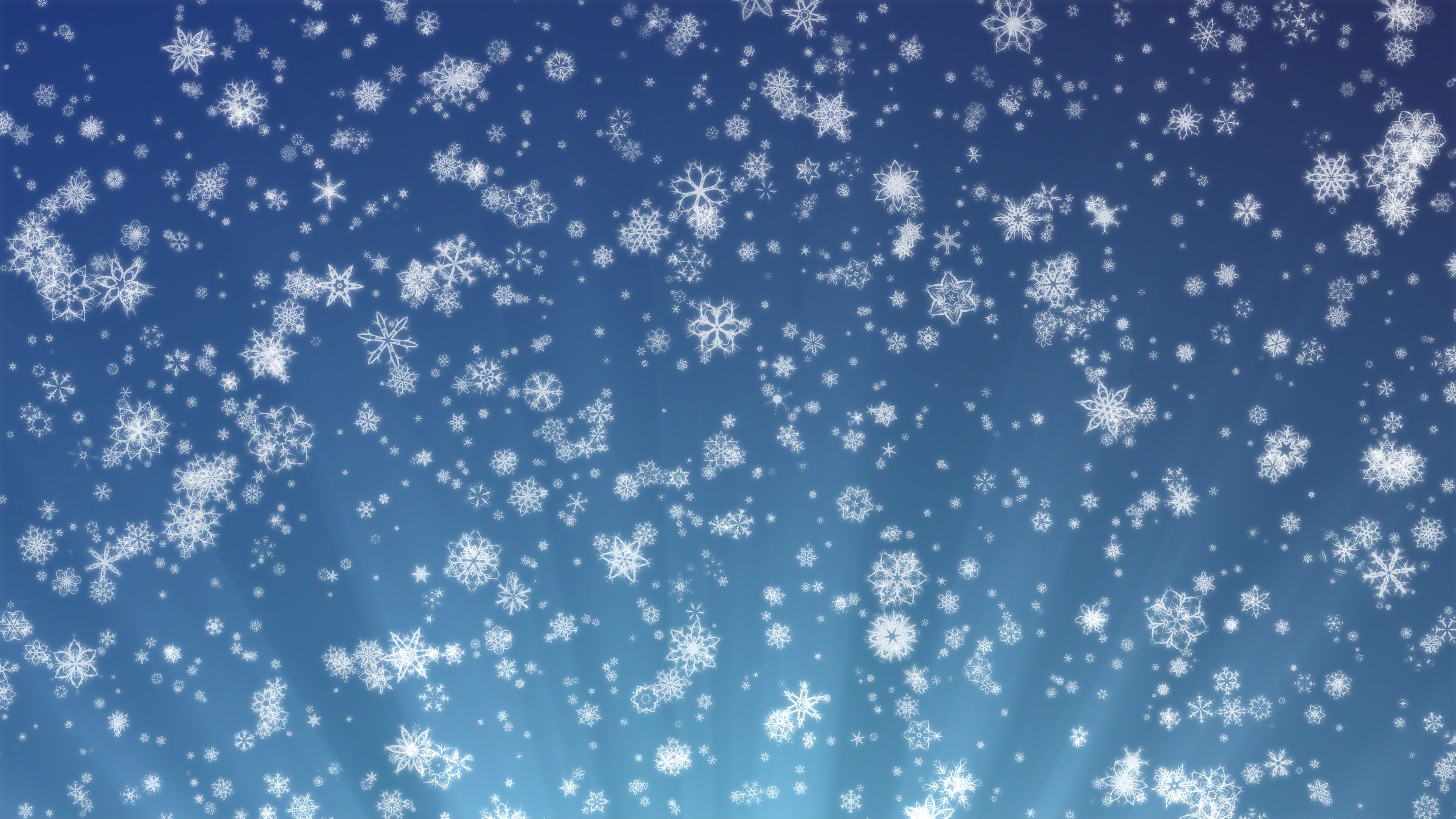 3840x2160 'Pretty Snow' - Snowflakes And Christmas Motion Background Loop-Sample3