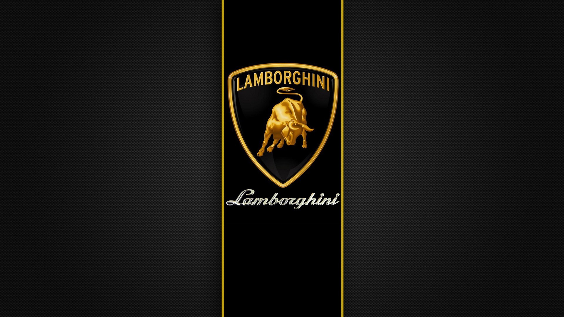 1920x1080 Car Black Lamborghini Logo Wallpaper HD