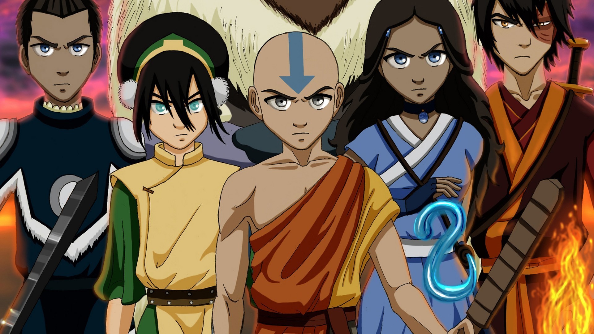 1920x1080 Nickelodeon Avatar: The Last Airbender All Characters 1080p HD Wallpaper  Background