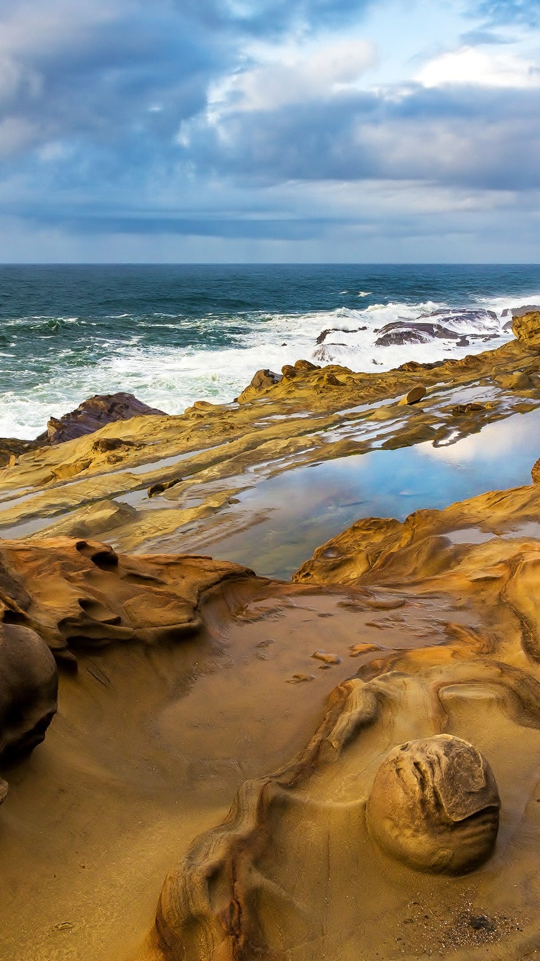 1080x1920 Landscape 4K Ultra HD Wallpaper | Ocean landscape 4K Ultra HD wallpaper | 4k -Wallpaper