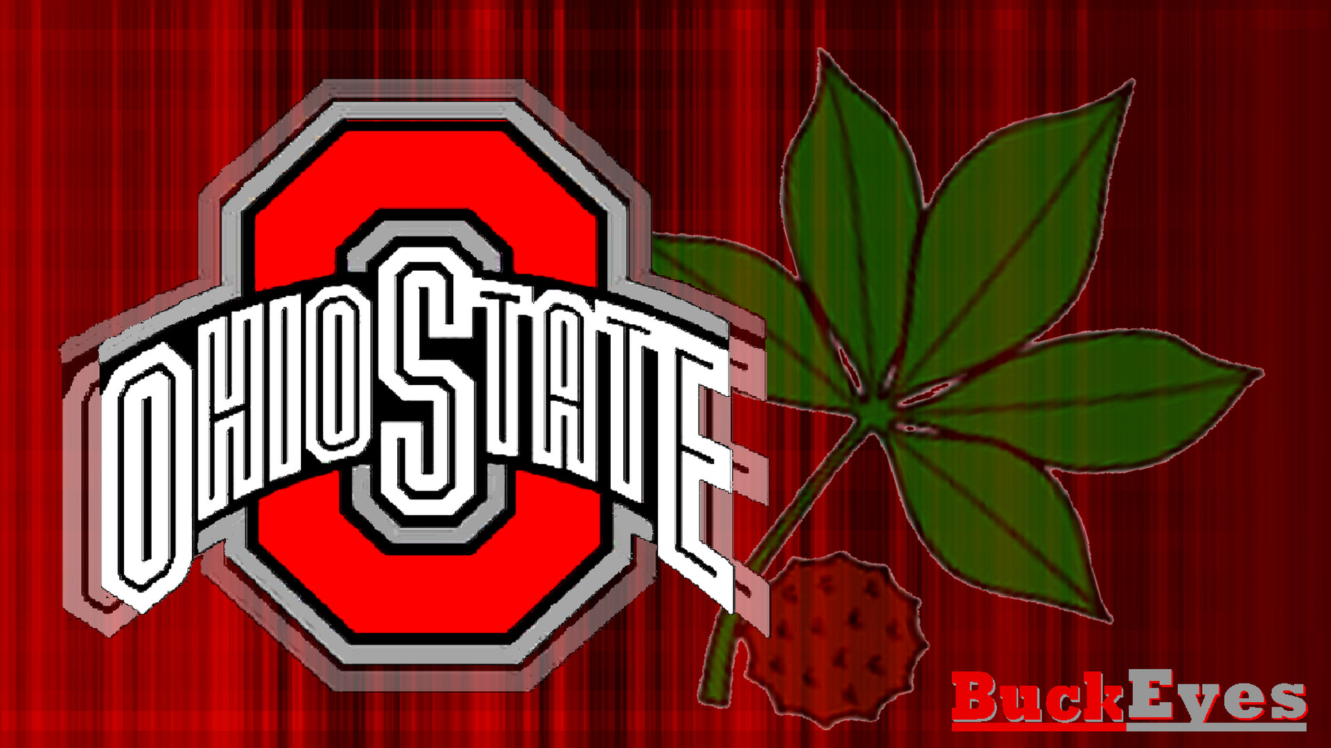 1920x1080 Ohio State Buckeyes images RED BLOCK O WHITE OHIO STATE WITH BUCKEYE LEAF  HD wallpaper and background photos