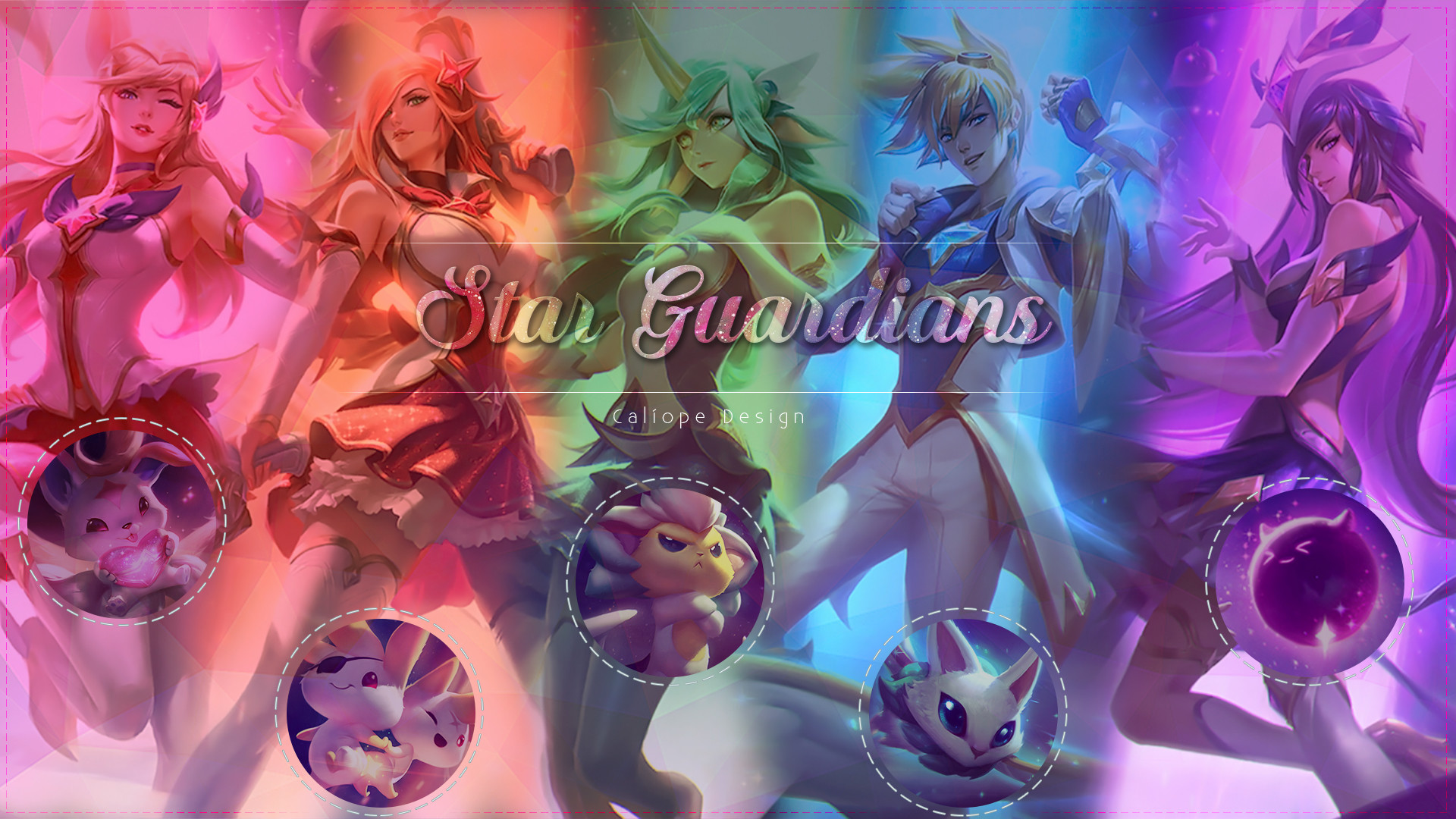 1920x1080 Star Guardians Wallpaper by MissCaliope