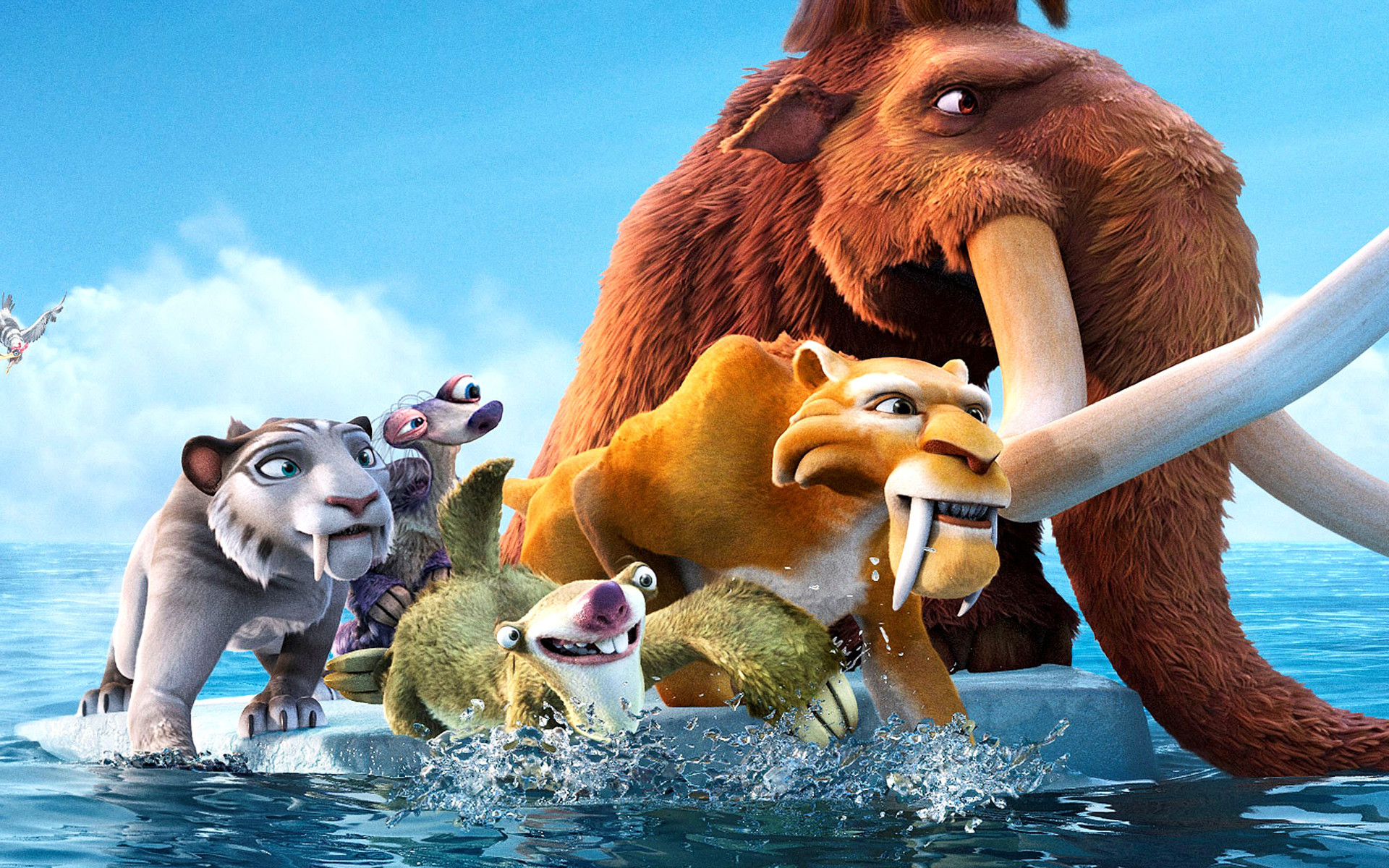 1920x1200 Ice Age: Continental Drift Claims Place In the International Box Office -  There is no doubt that everyone the adventures of Scrat, Sid and Oscar and  Diego ...