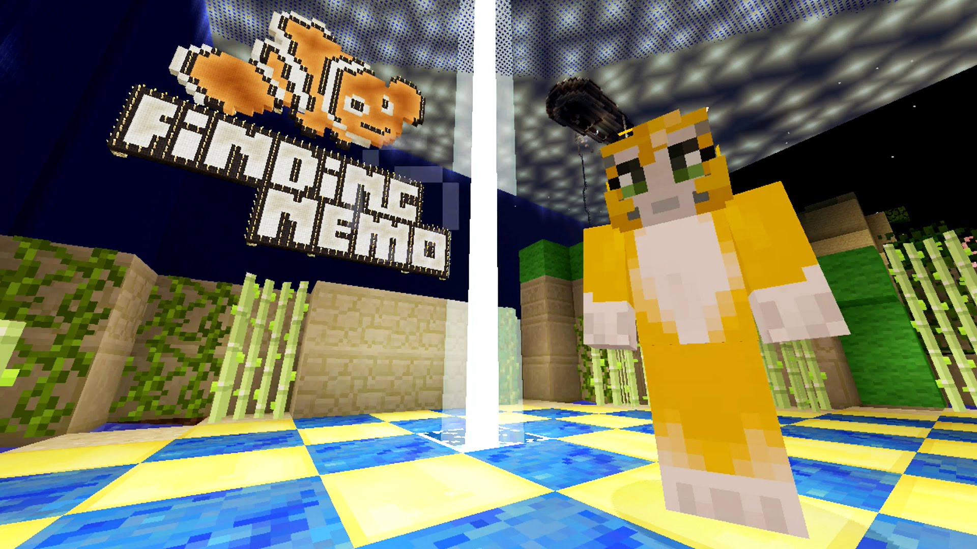 1920x1080 Minecraft Xbox Finding Nemo Up And 1 YouTube At Stampy Squid Adventure Maps