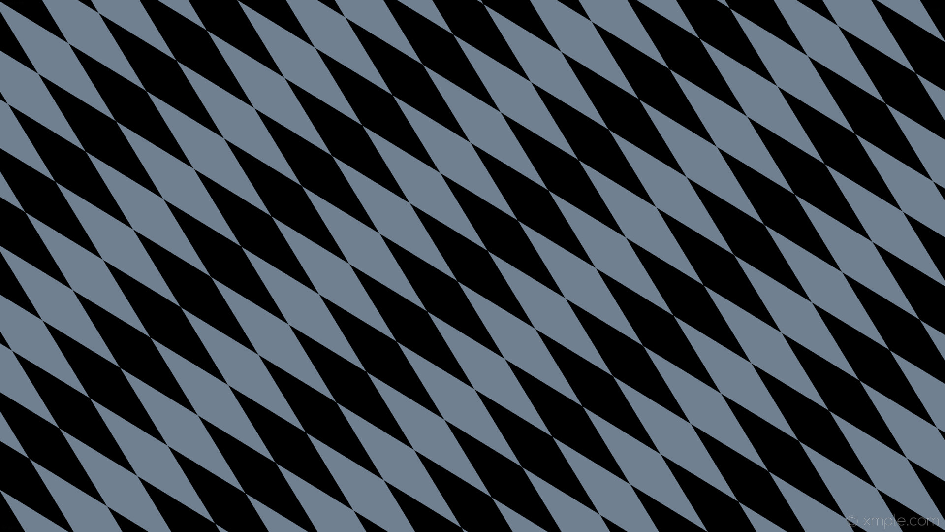1920x1080 wallpaper rhombus lozenge black diamond grey slate gray #000000 #708090  135Â° 360px 87px