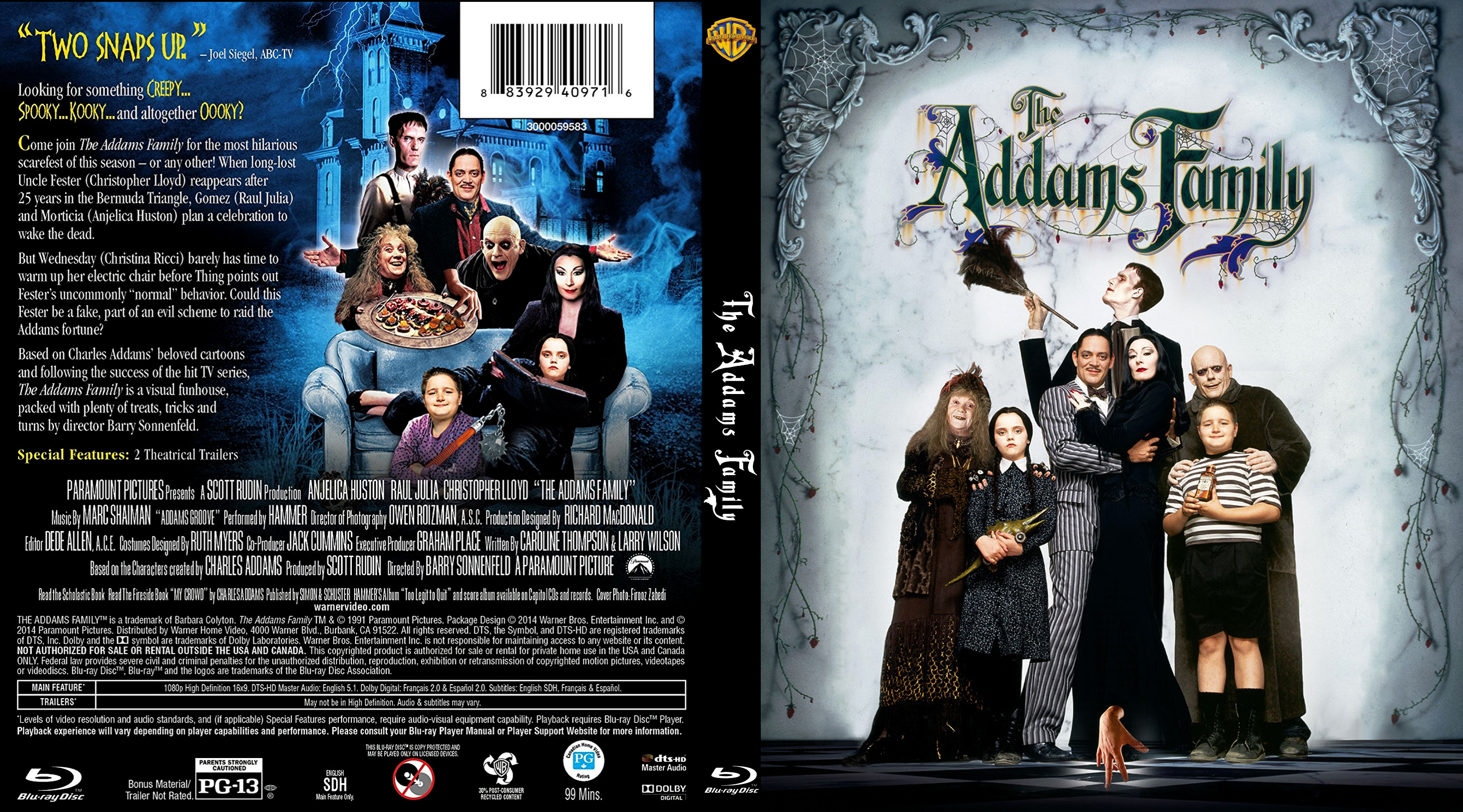3173x1762 ... Blu-ray - Addams Family by Morsoth
