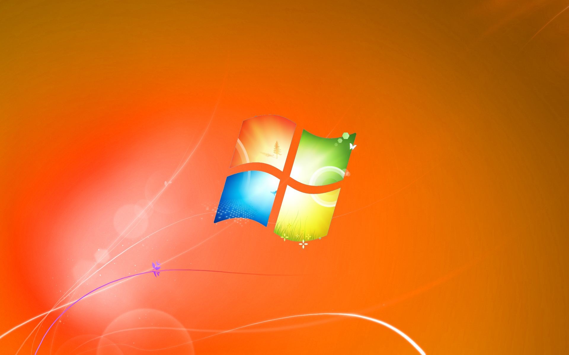 1920x1200 Windows 7 Default Wallpaper Orange Version by dominichulme.deviantart.com  on @DeviantArt