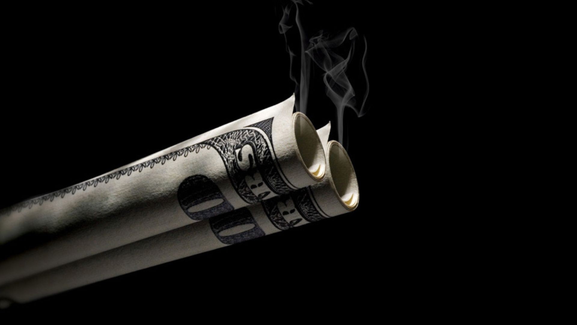1920x1080 dollar, bills, smoke