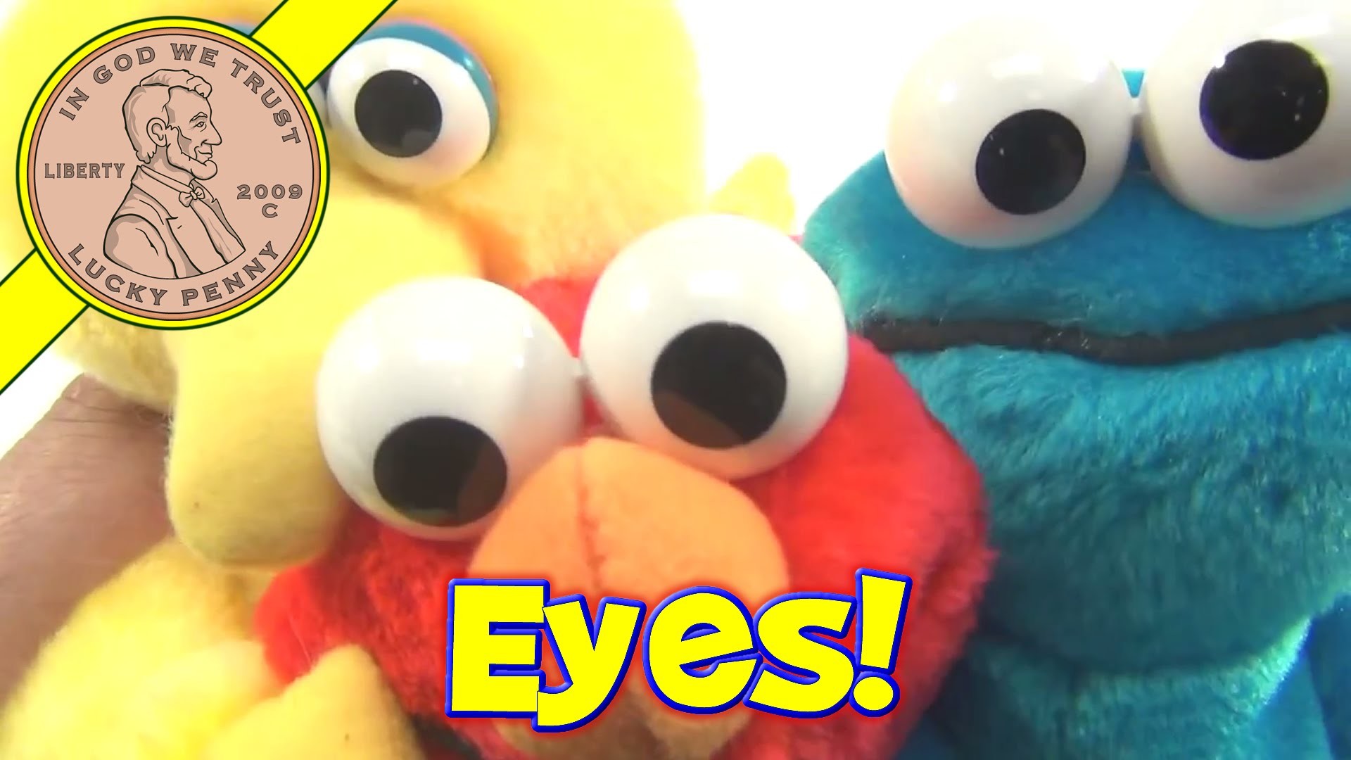 1920x1080 Sesame Street Big Bird, Cookie Monster and Elmo Plush Dolls, 1995 Tyco Toys  - YouTube