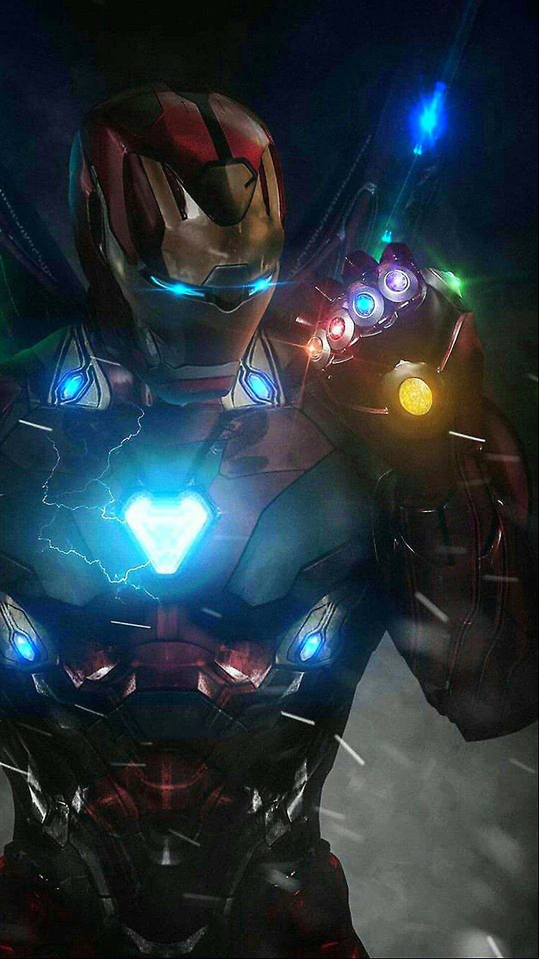 1080x1920 Iron Man Infinity Stones Armor iPhone Wallpaper