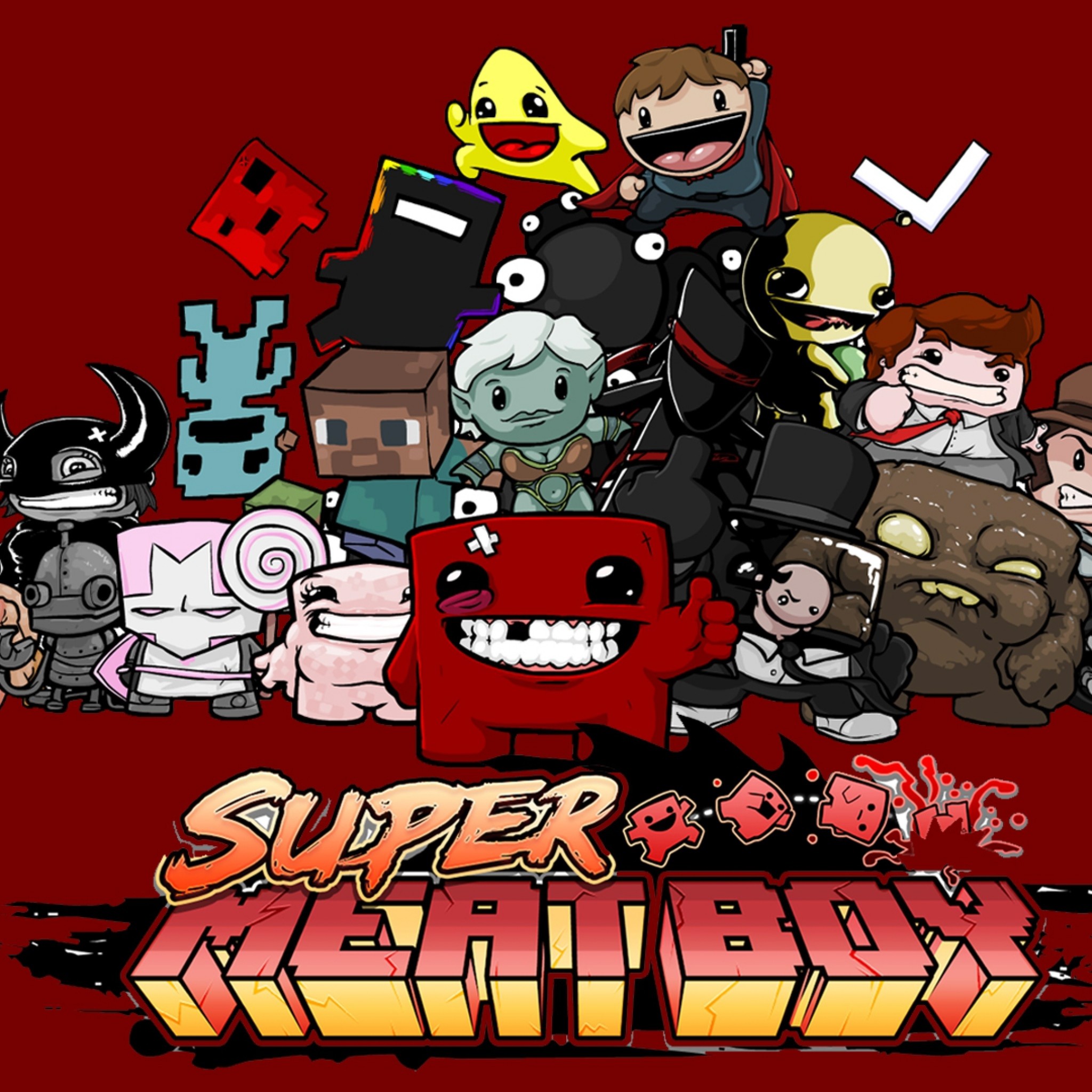 2048x2048 Wide HDQ Super Meat Boy Wallpapers (Super Meat Boy Wallpapers, 33