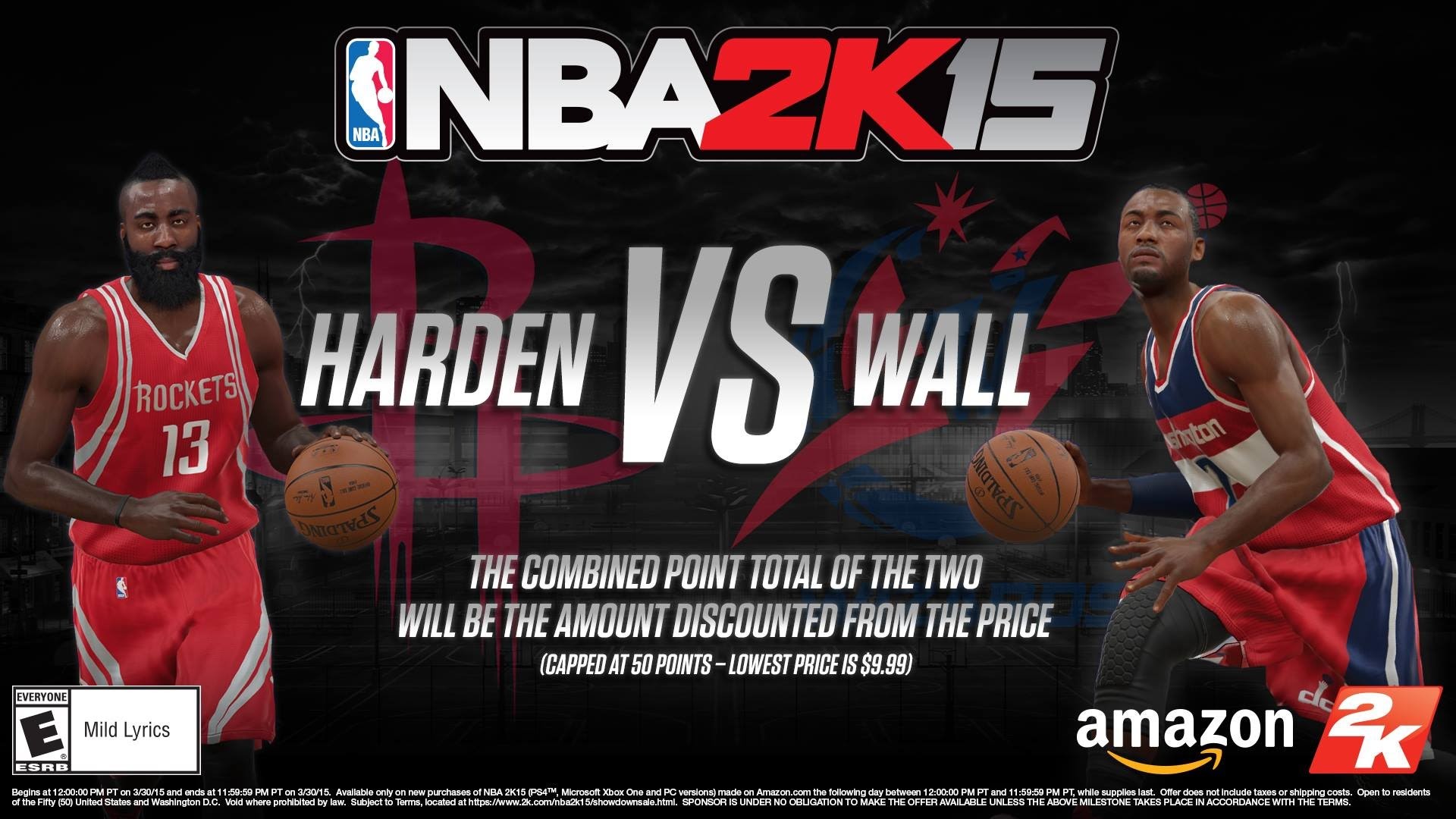 1920x1080 NBA 2k15 Special Promo Sale: James Harden vs John Wall | Sun. March 29,  2015 - YouTube
