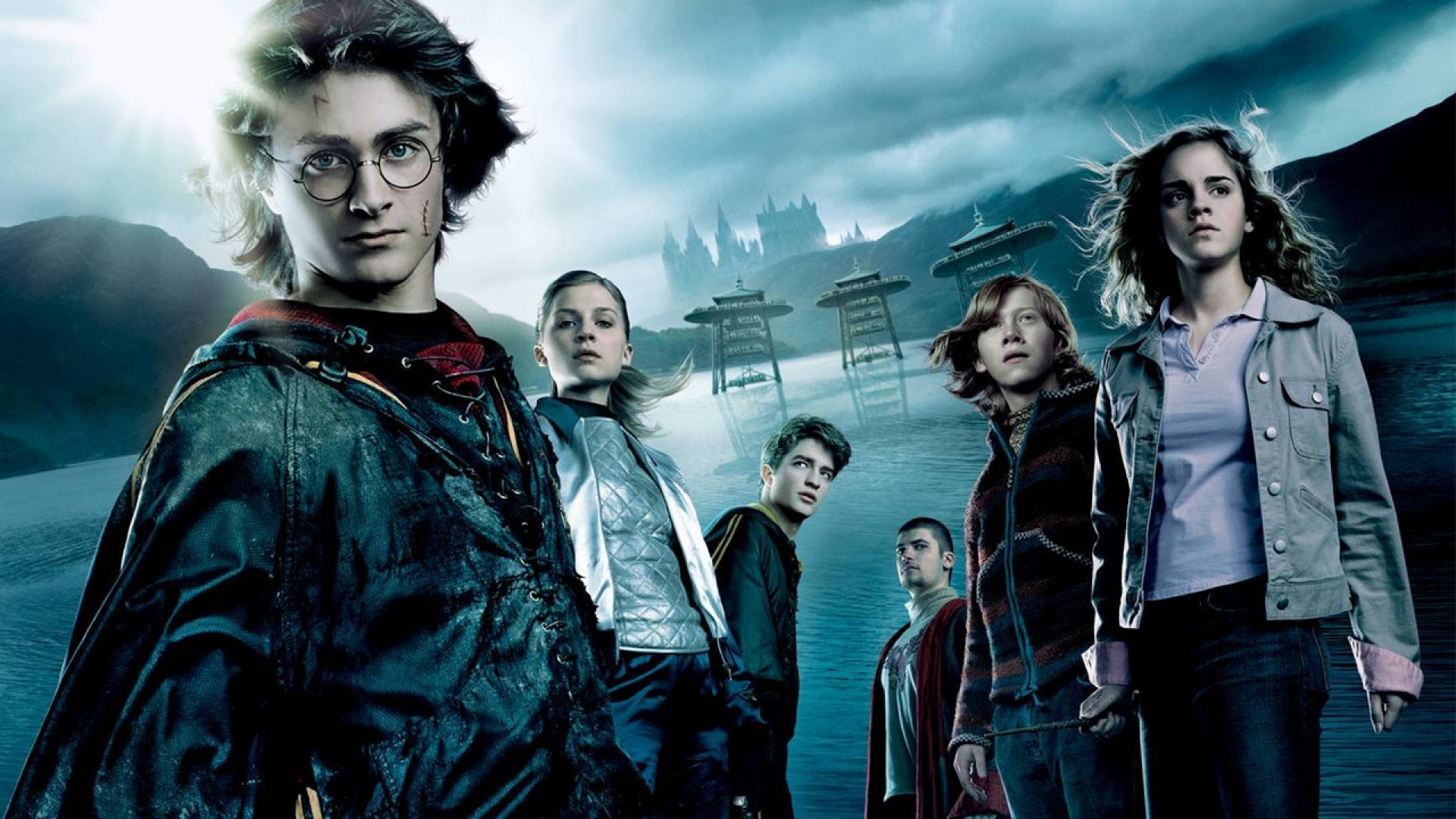 1920x1080  Wallpaper harry potter and the goblet of fire, main characters,  costume