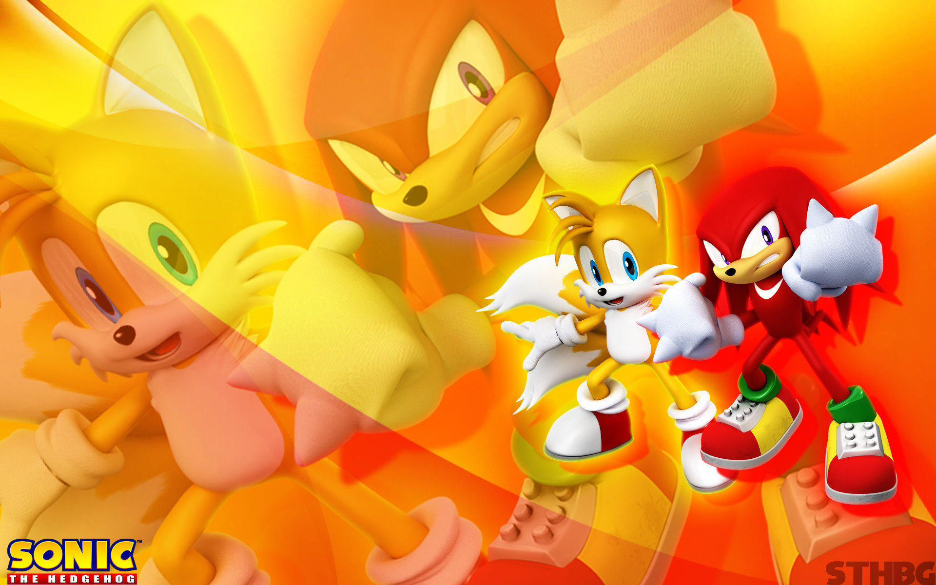 1920x1200 Tails And Knuckles Wallpaper by SonicTheHedgehogBG