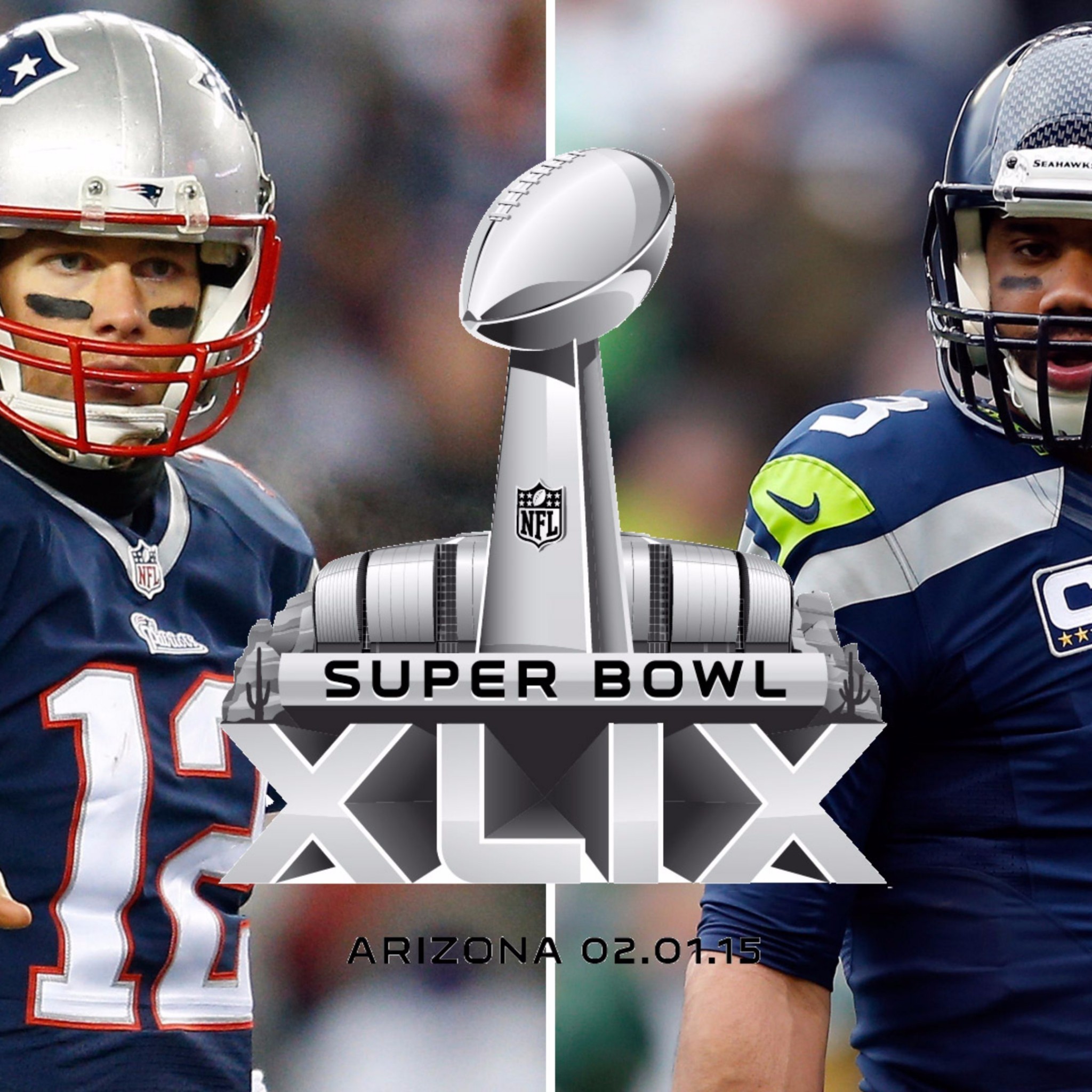 2048x2048 Related to Super Bowl XLIX Patriots Tom Brady 4K Wallpaper