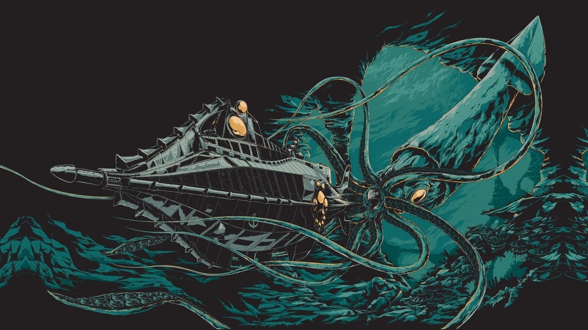 1920x1080 20,000 Leagues Under The Sea Wallpapers