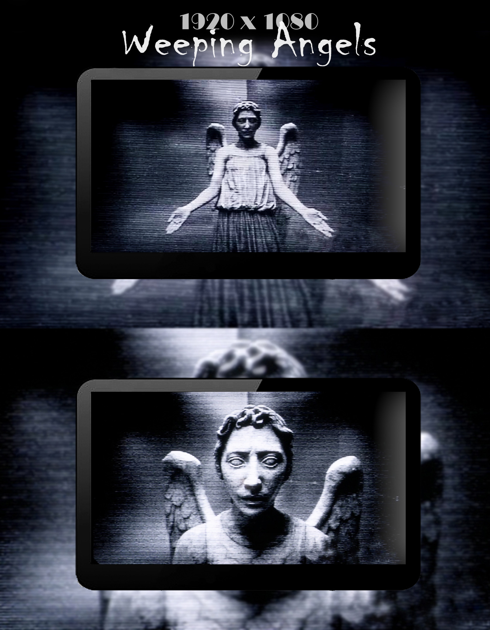 1680x2158 Doctor Who's Weeping Angels by Aminede Doctor Who's Weeping Angels by  Aminede