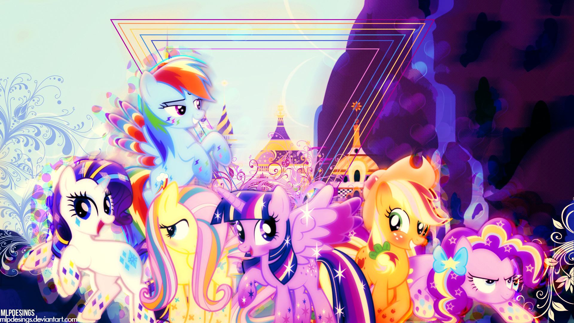 1920x1080 Cartoon - My Little Pony: Friendship is Magic Princess Twilight Sparkle  Vector My Little Pony